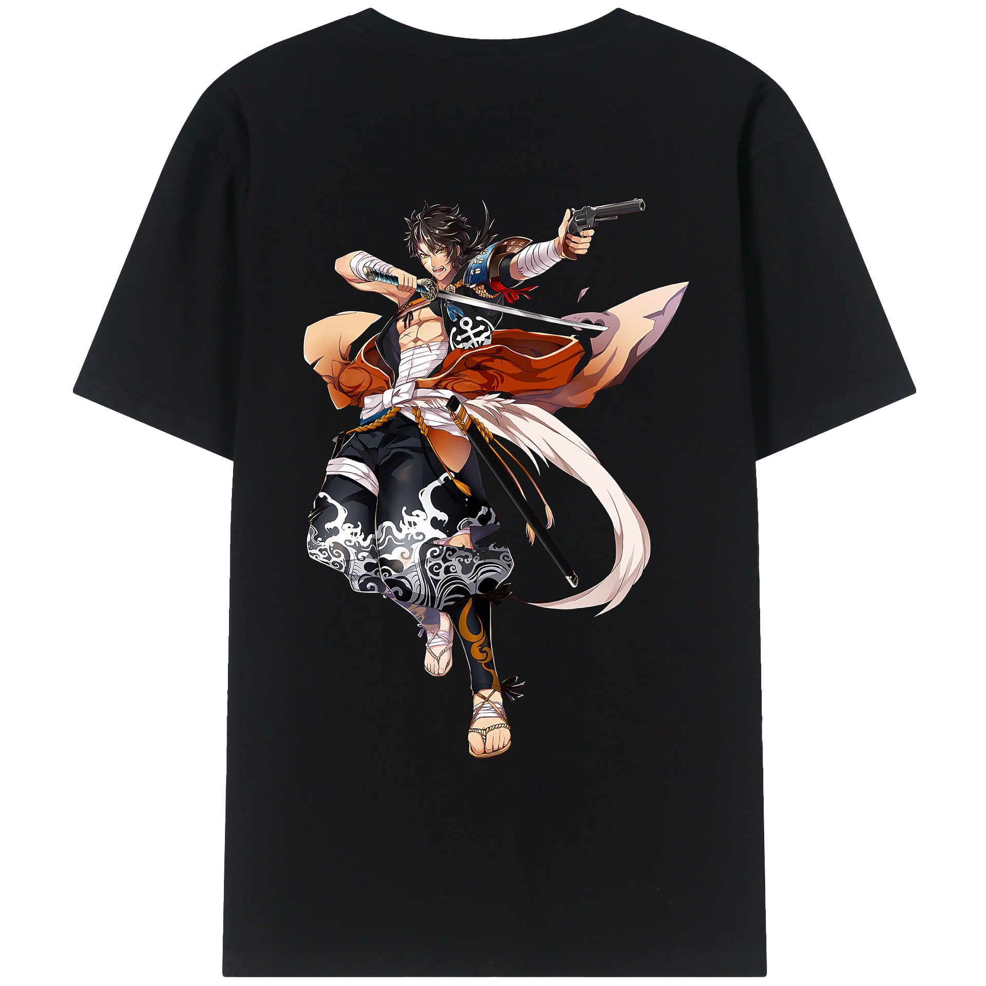 （画像用） 刀剣乱舞 Touken Ranbu レディース半袖Tシャツ(バックプリント)