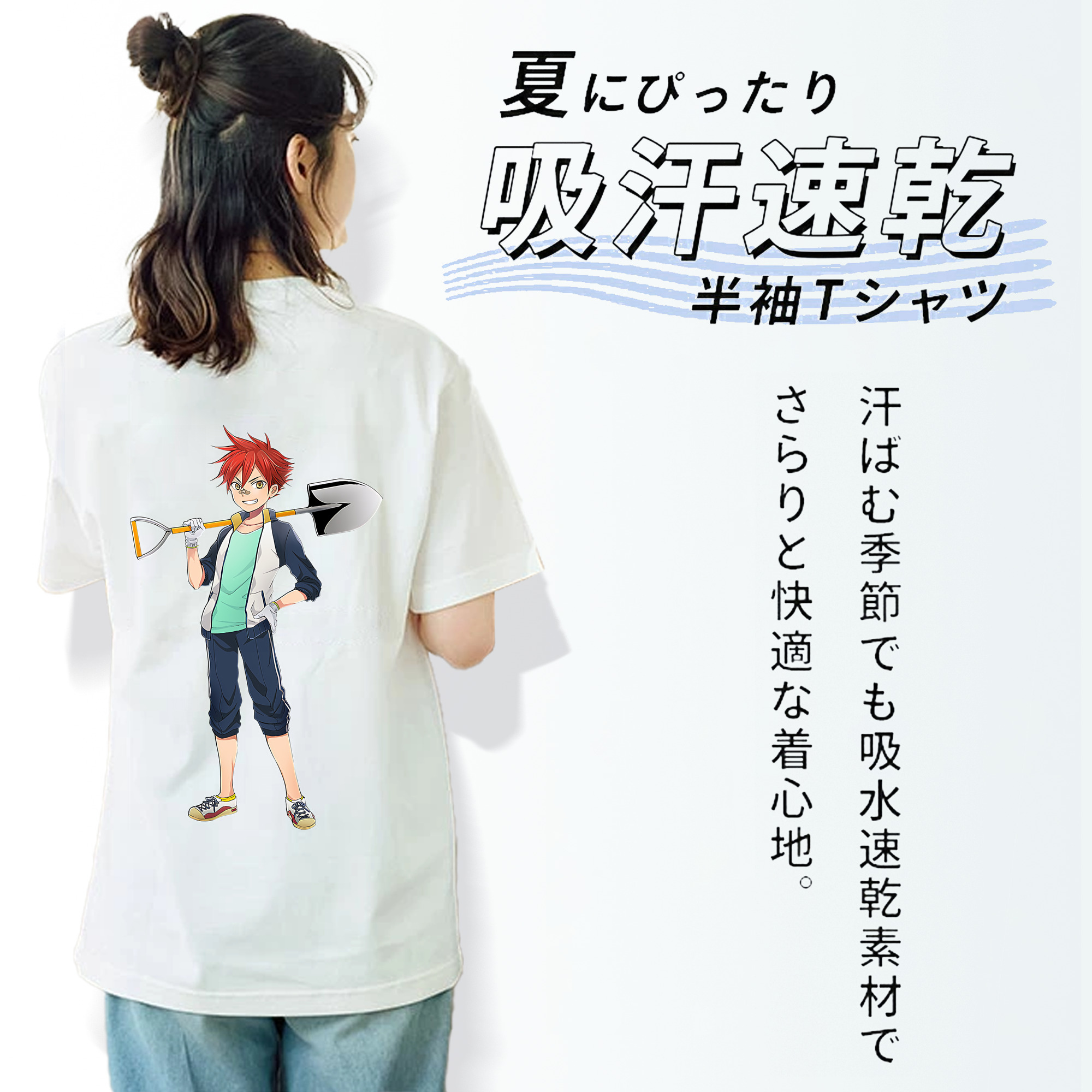 刀剣乱舞 Touken Ranbu レディース半袖Tシャツ(バックプリント)