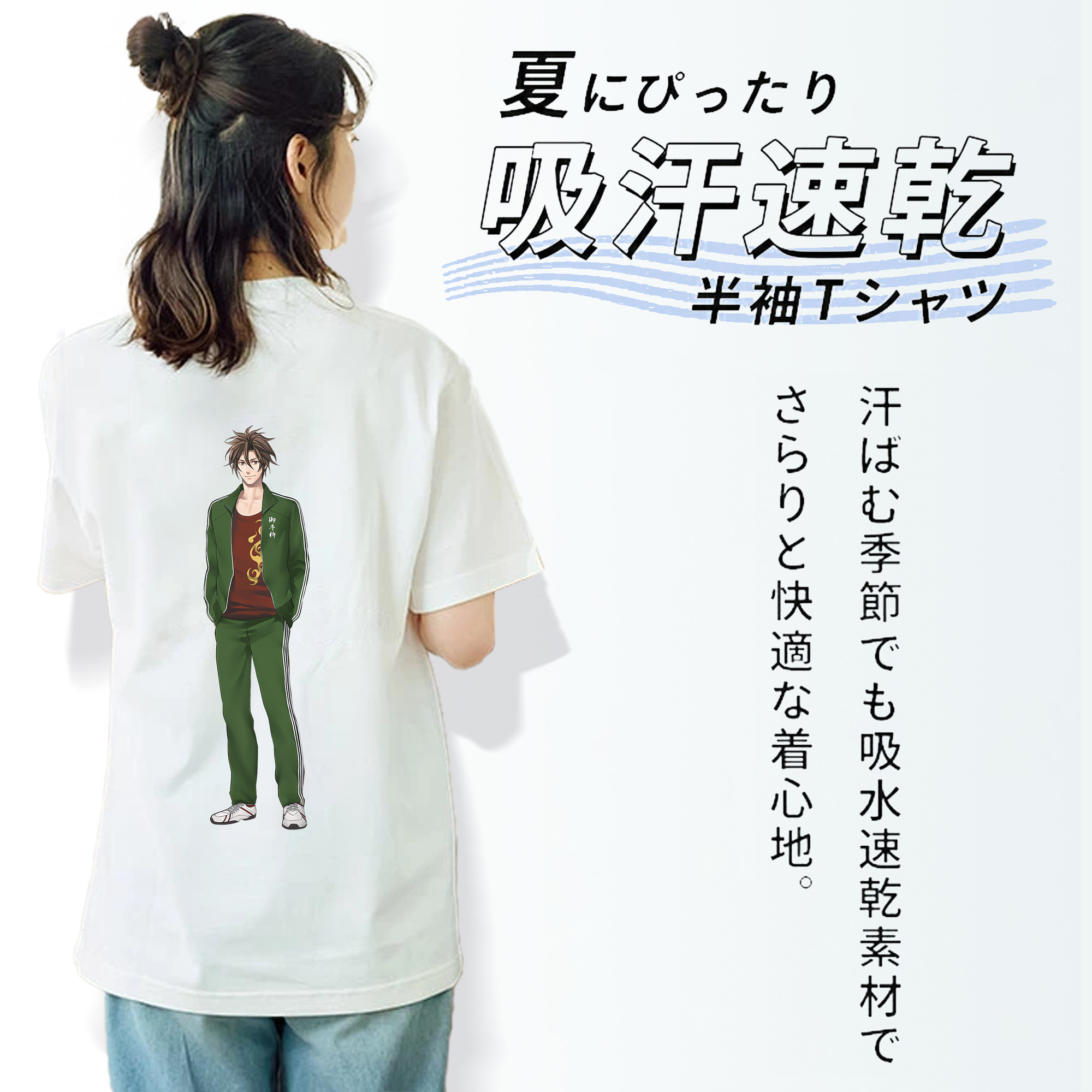 刀剣乱舞 Touken Ranbu レディース半袖Tシャツ(バックプリント)
