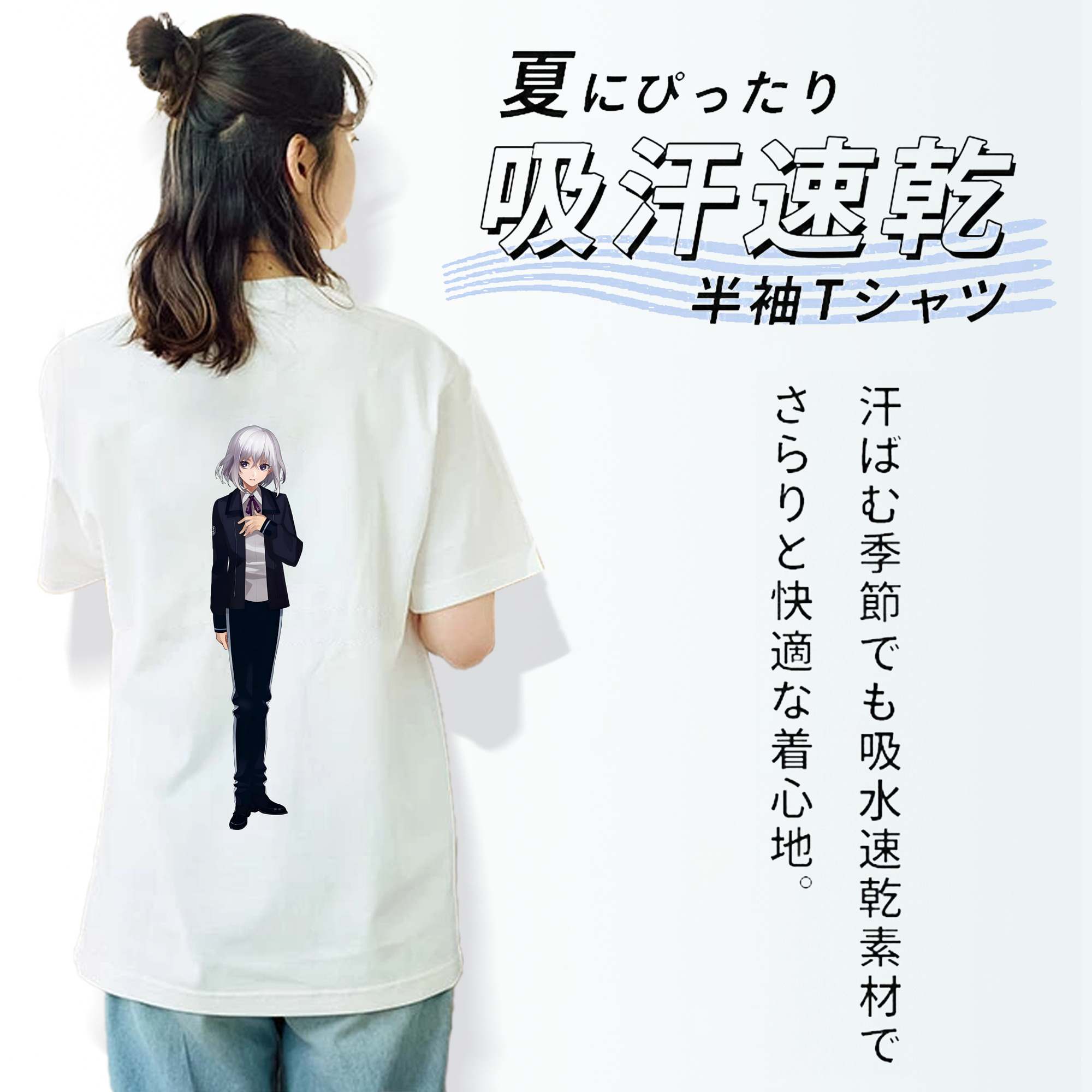 刀剣乱舞 Touken Ranbu レディース半袖Tシャツ(バックプリント)