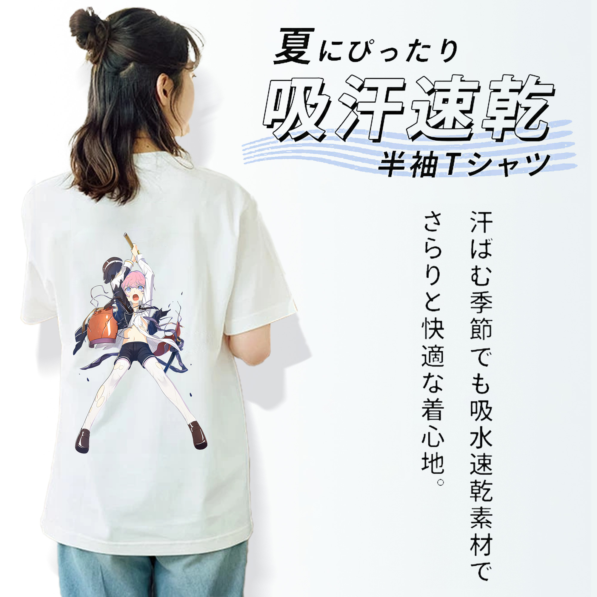 刀剣乱舞 Touken Ranbu レディース半袖Tシャツ(バックプリント)