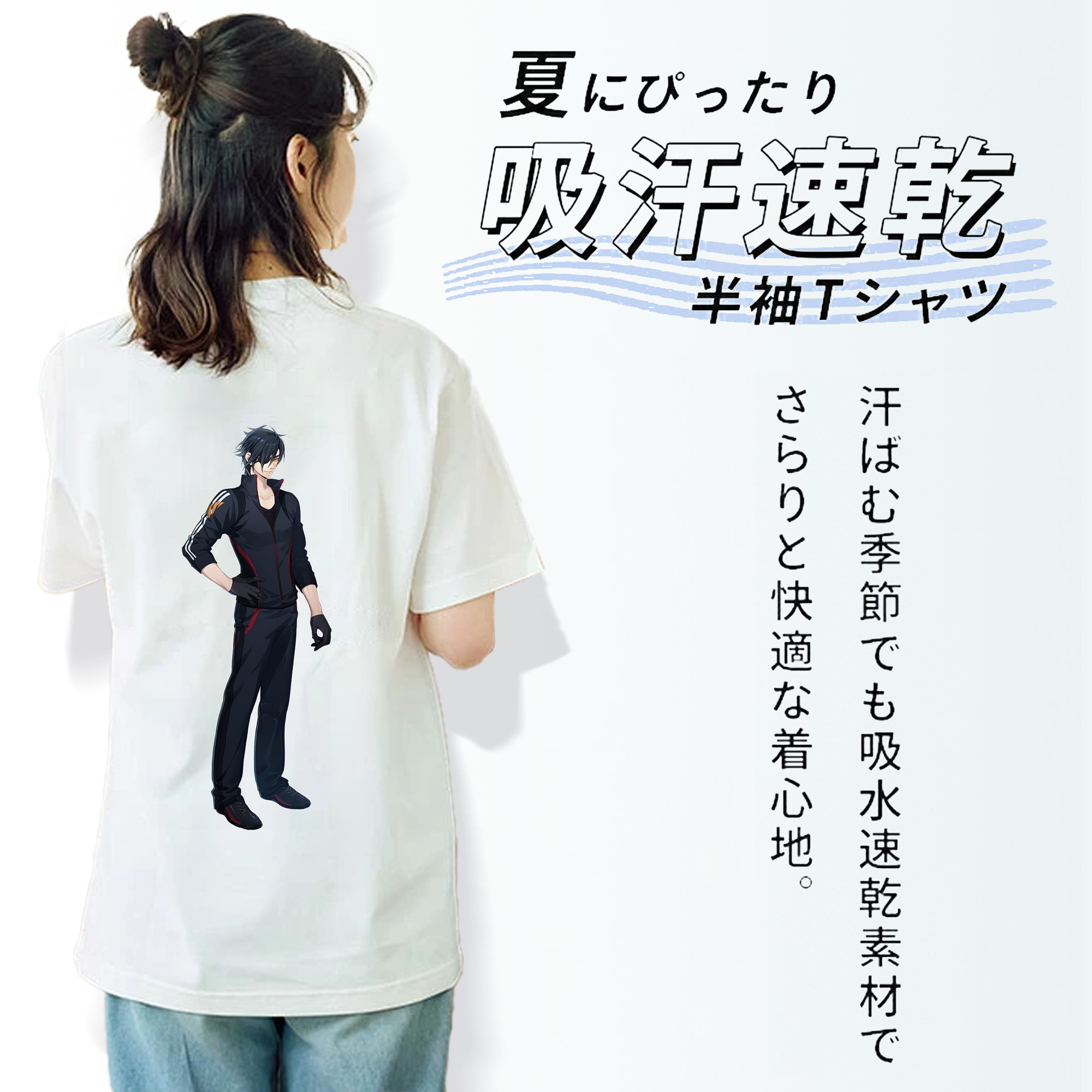 刀剣乱舞 Touken Ranbu レディース半袖Tシャツ(バックプリント)