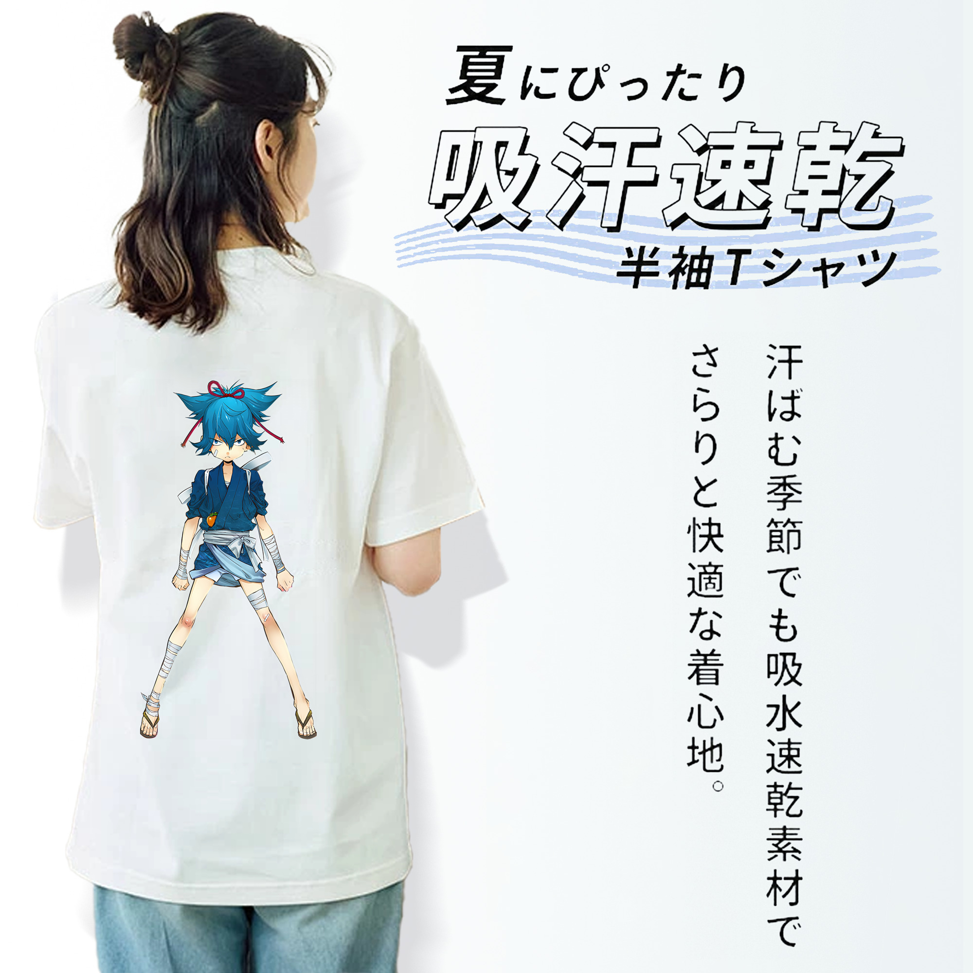 刀剣乱舞 Touken Ranbu レディース半袖Tシャツ(バックプリント)