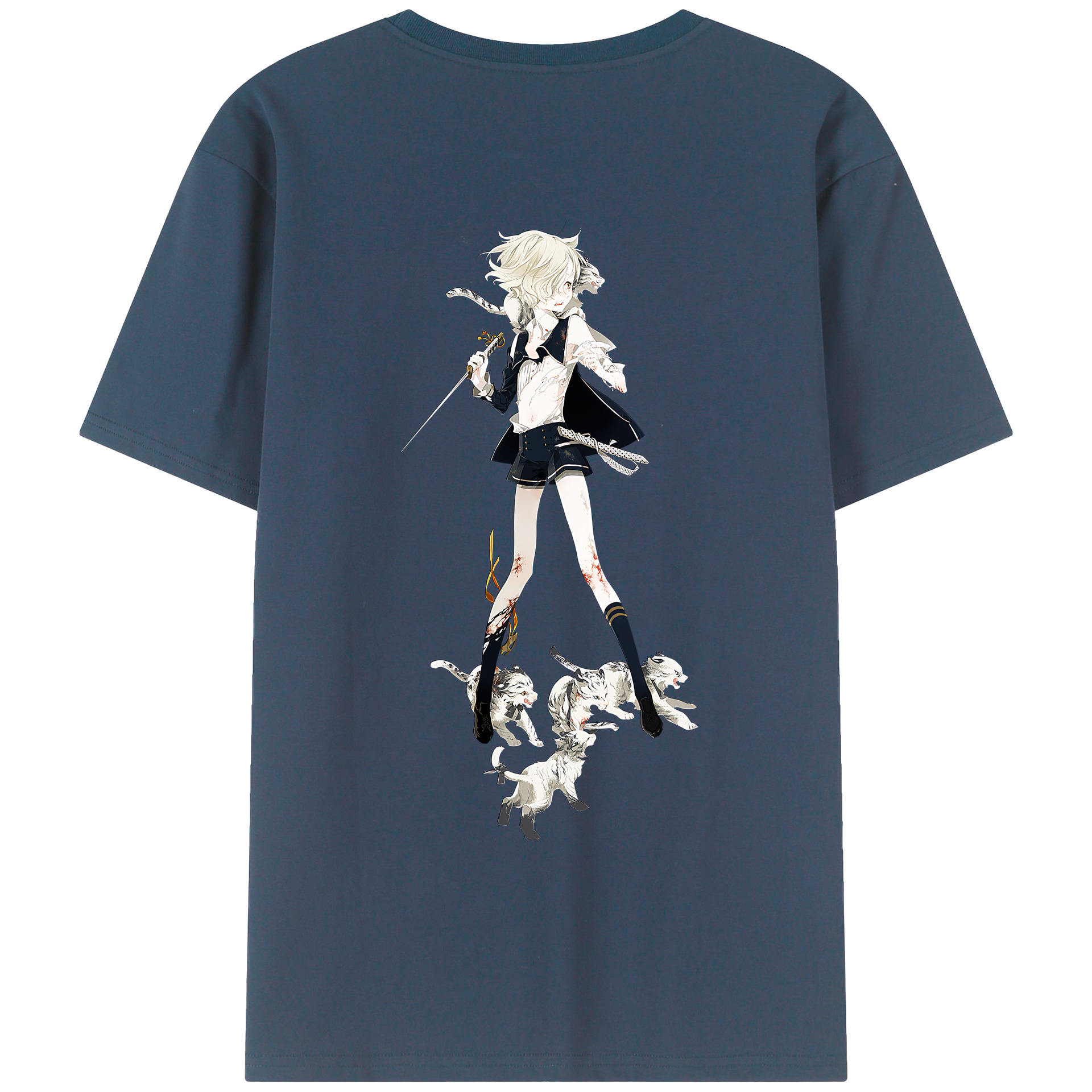（画像用） 刀剣乱舞 Touken Ranbu レディース半袖Tシャツ(バックプリント)