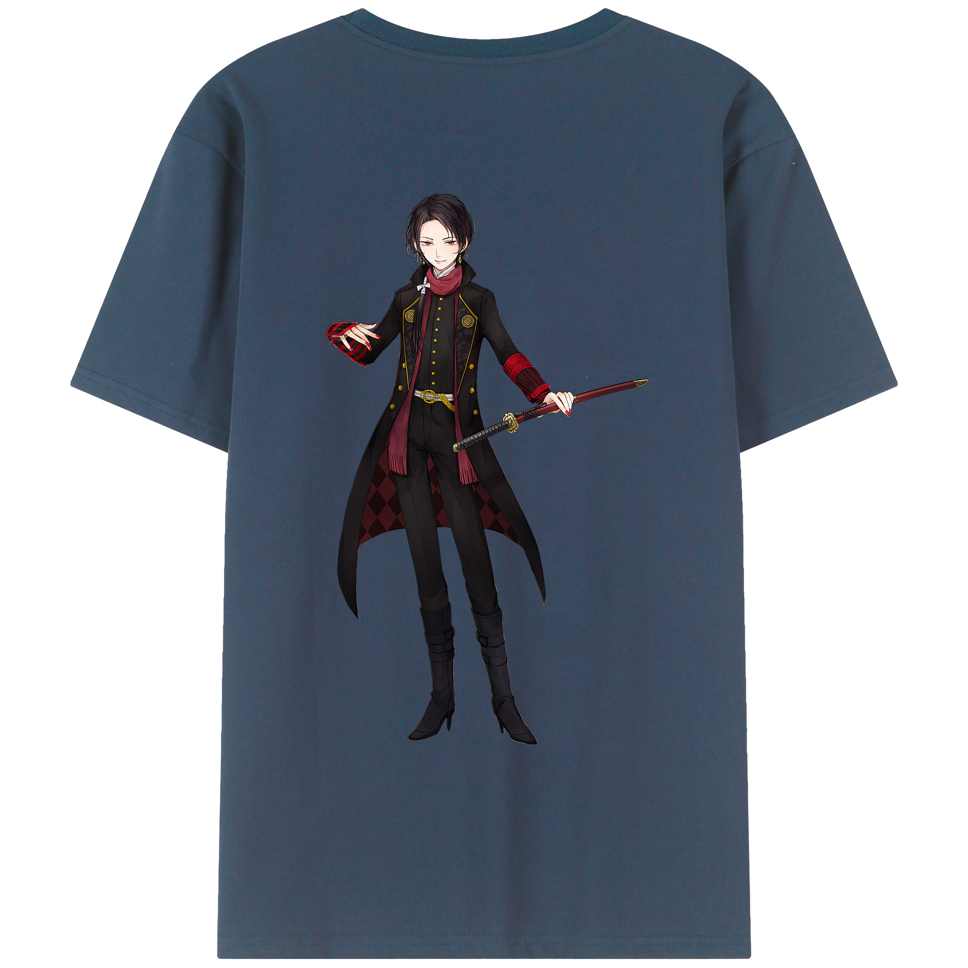 （画像用） 刀剣乱舞 Touken Ranbu レディース半袖Tシャツ(バックプリント)