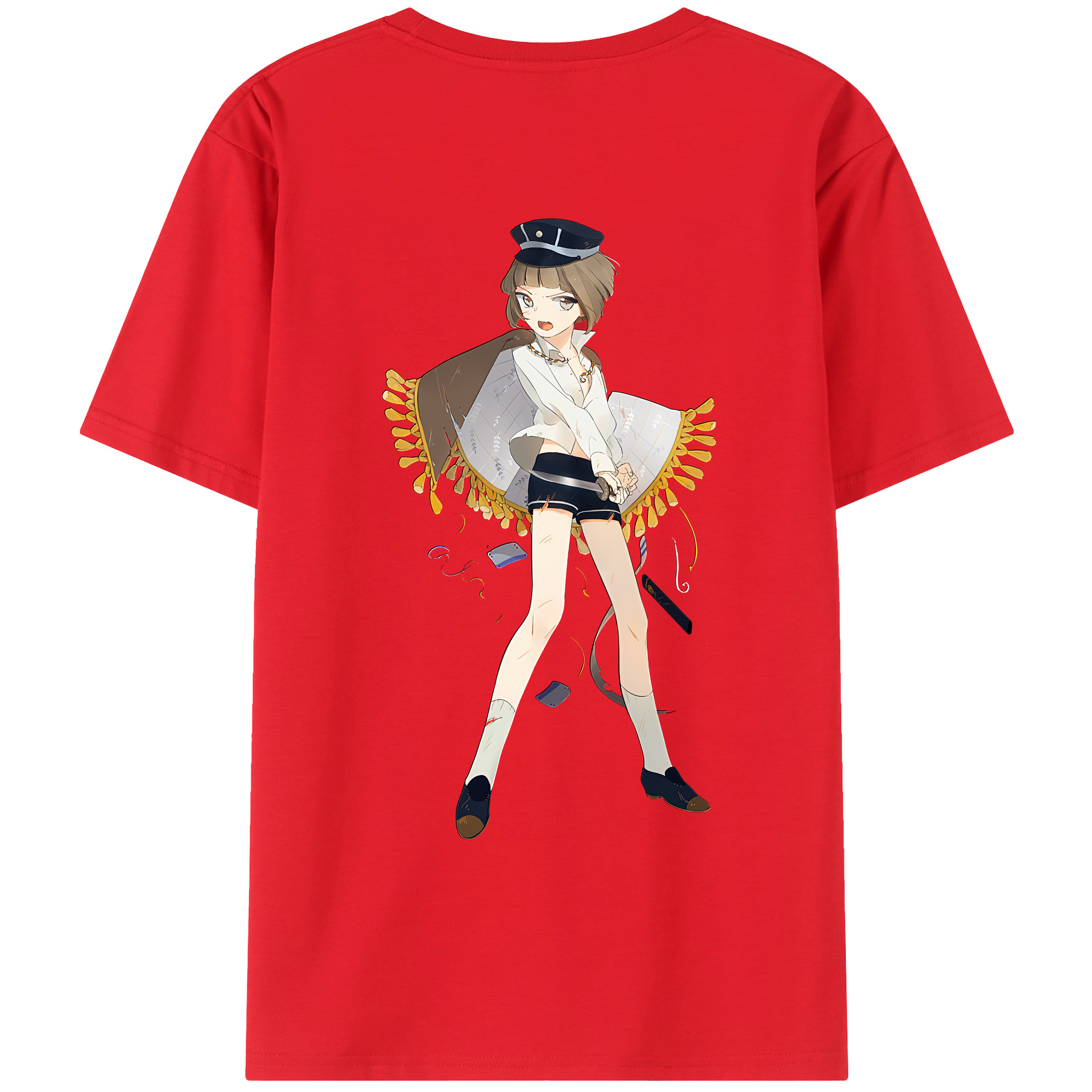 （画像用） 刀剣乱舞 Touken Ranbu レディース半袖Tシャツ(バックプリント)