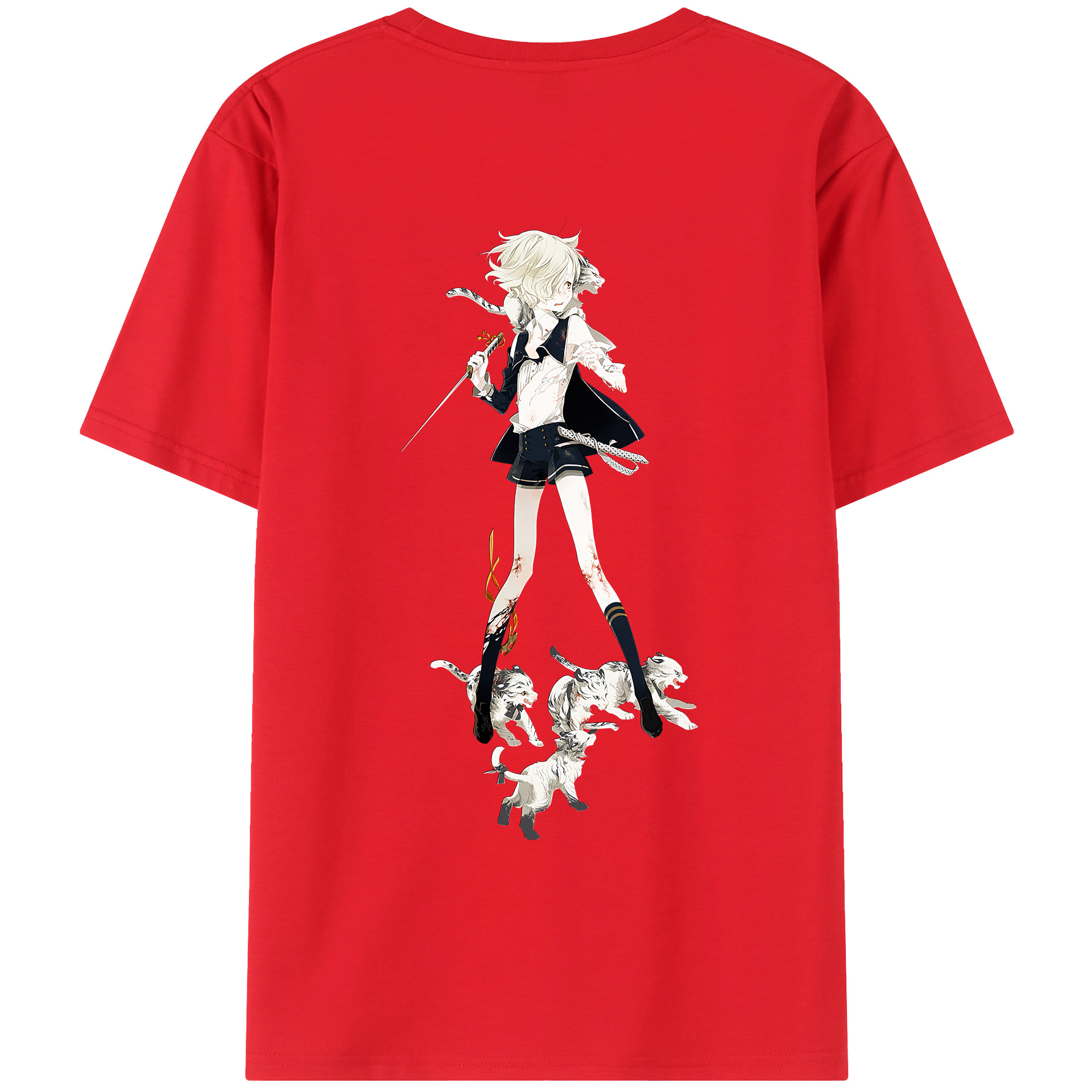 （画像用） 刀剣乱舞 Touken Ranbu レディース半袖Tシャツ(バックプリント)