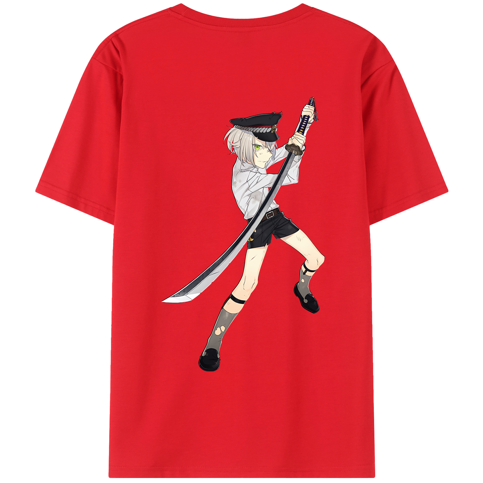 （画像用） 刀剣乱舞 Touken Ranbu レディース半袖Tシャツ(バックプリント)