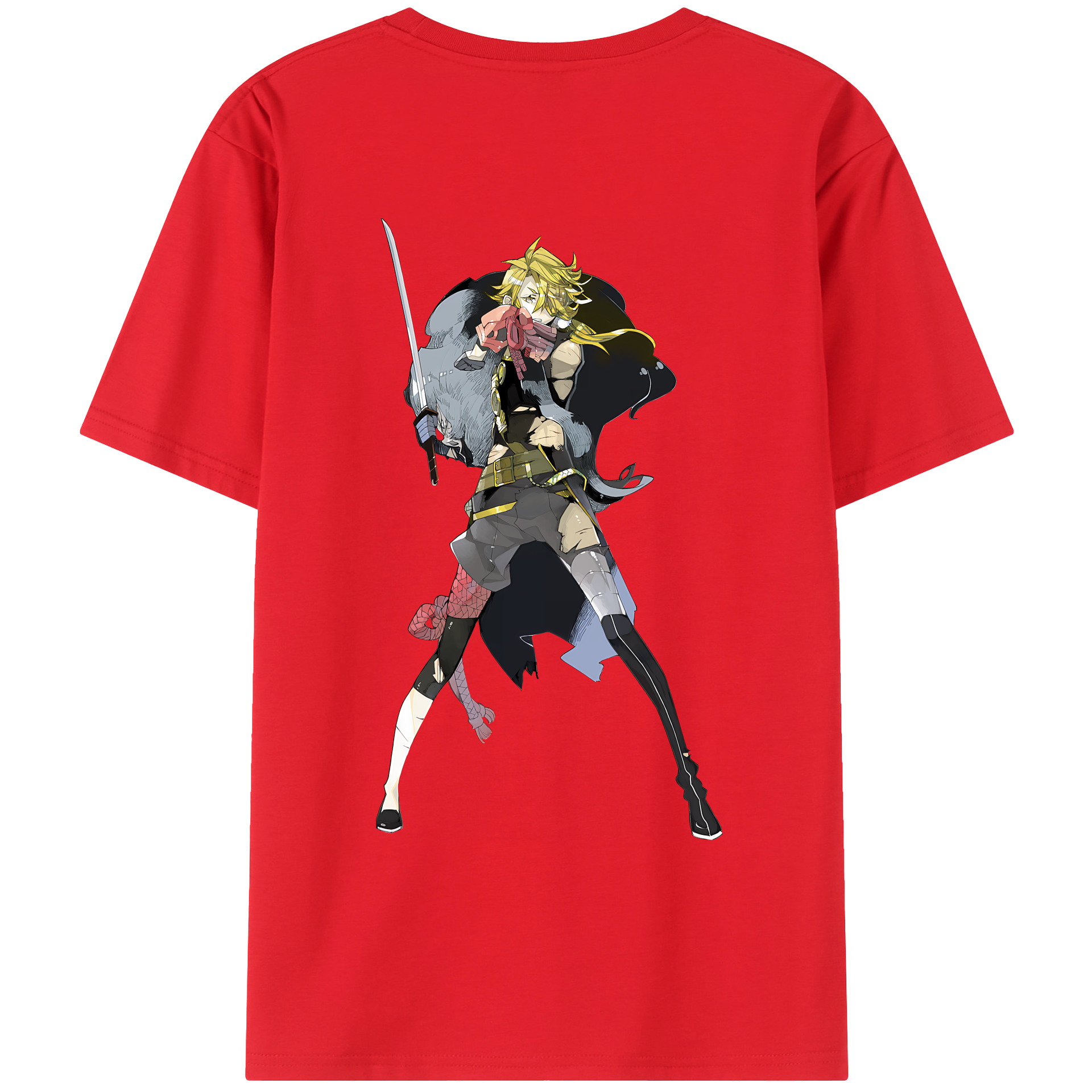 （画像用） 刀剣乱舞 Touken Ranbu レディース半袖Tシャツ(バックプリント)