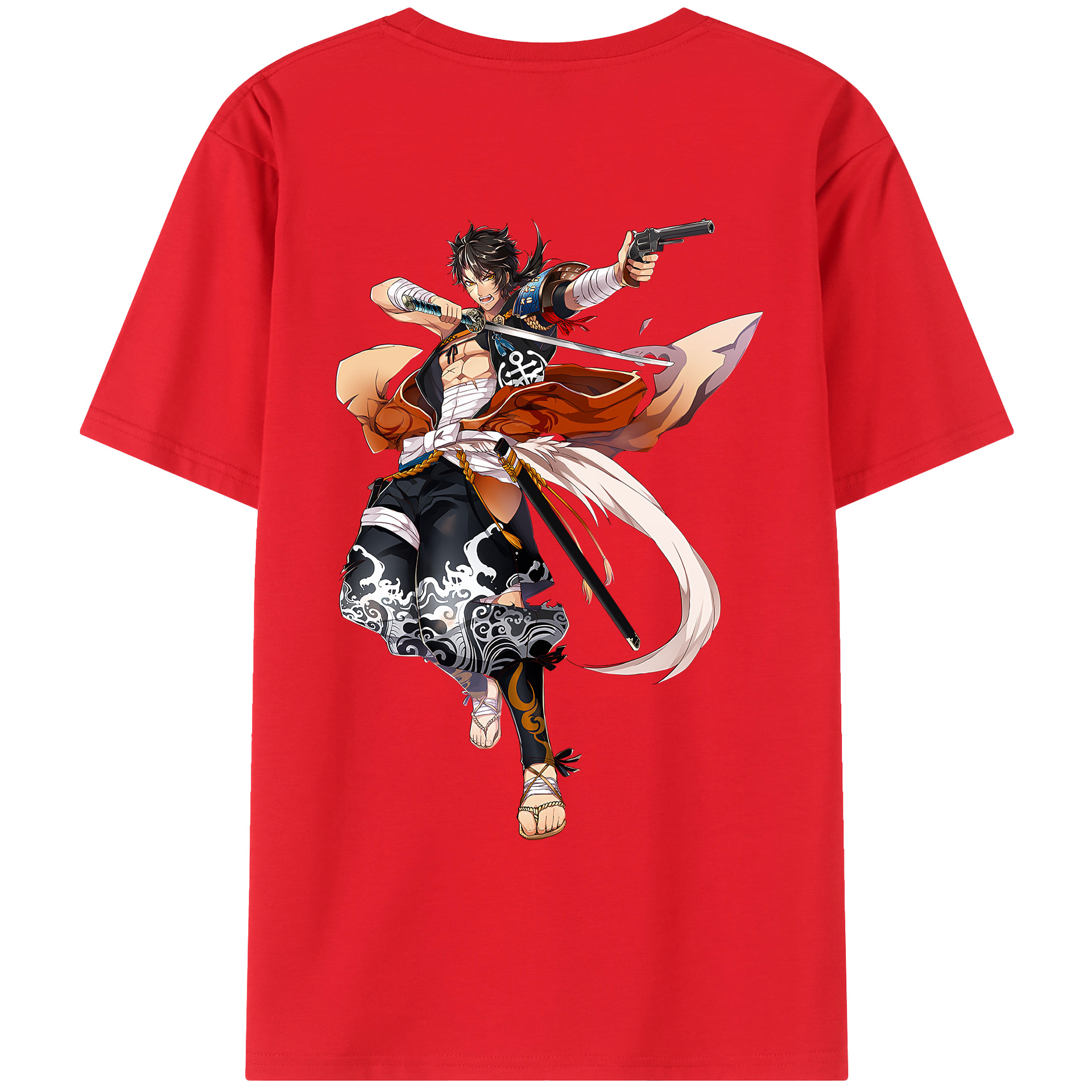 （画像用） 刀剣乱舞 Touken Ranbu レディース半袖Tシャツ(バックプリント)