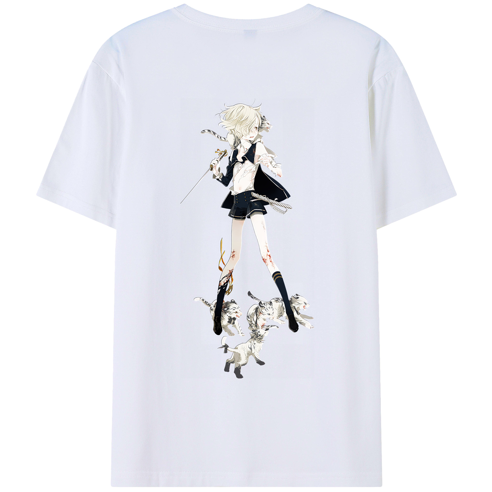 （画像用） 刀剣乱舞 Touken Ranbu レディース半袖Tシャツ(バックプリント)