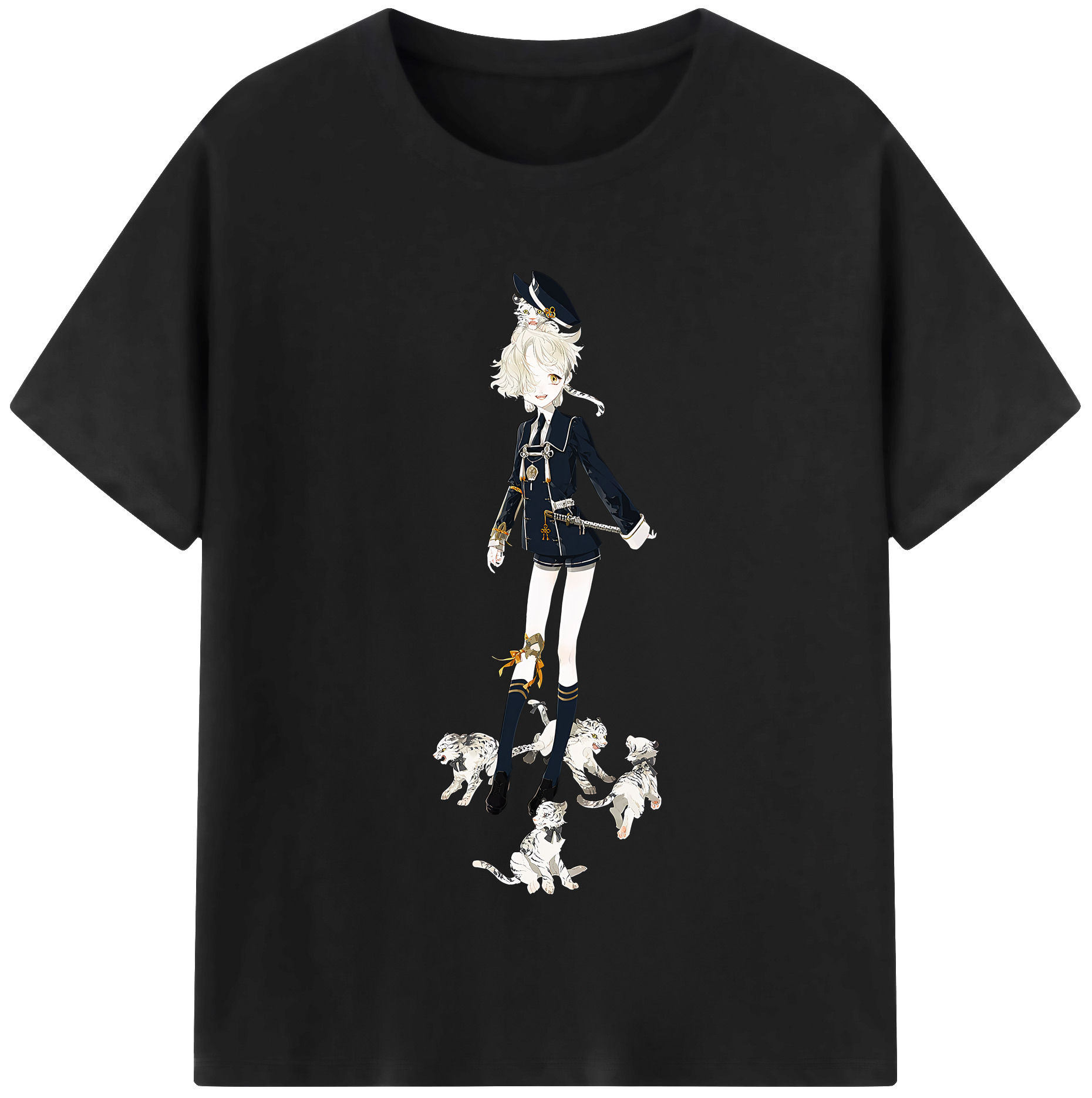 （画像用） 刀剣乱舞 Touken Ranbu レディースカジュアルプリントTシャツ（綿100％）