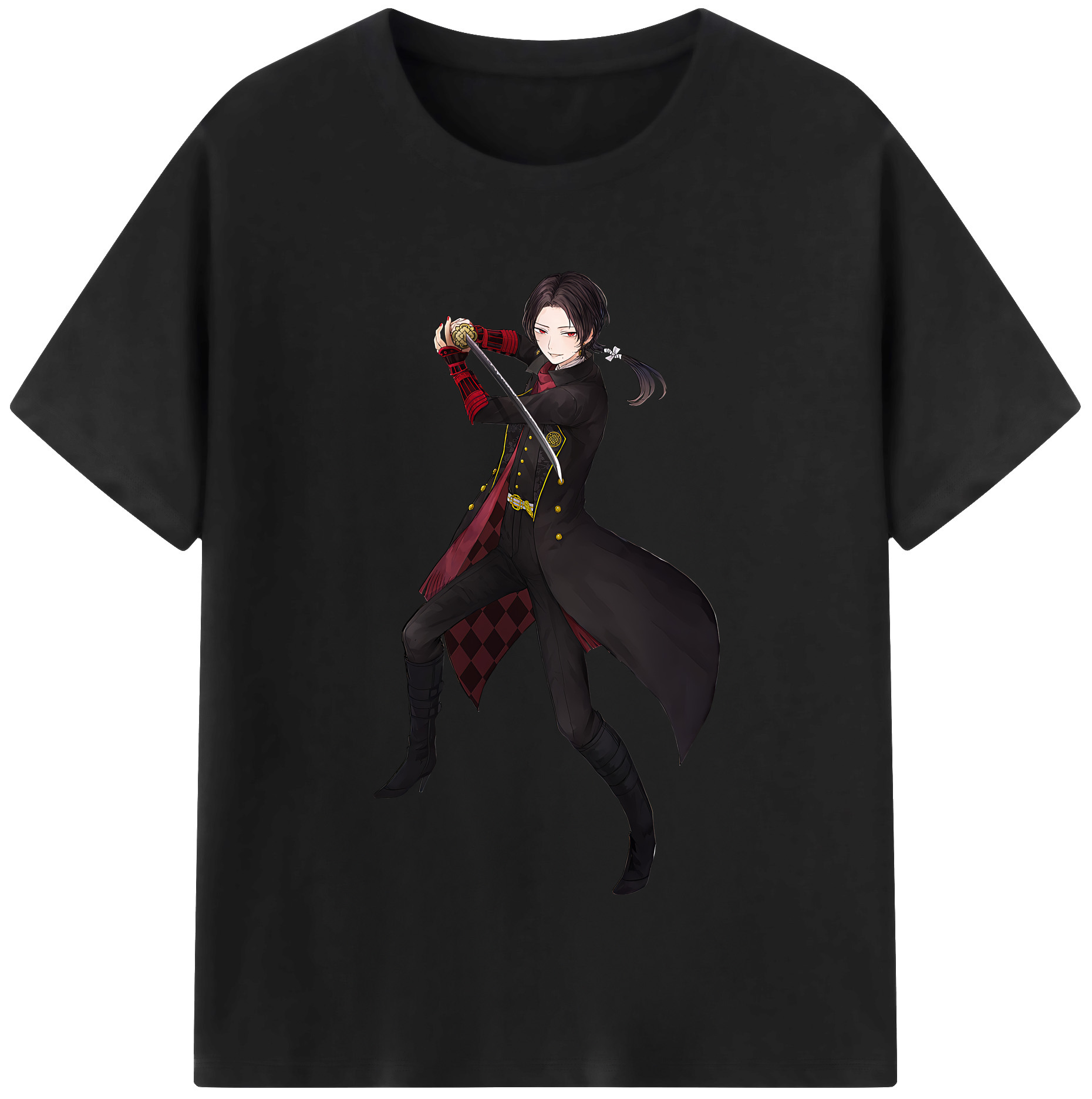 （画像用） 刀剣乱舞 Touken Ranbu レディースカジュアルプリントTシャツ（綿100％）