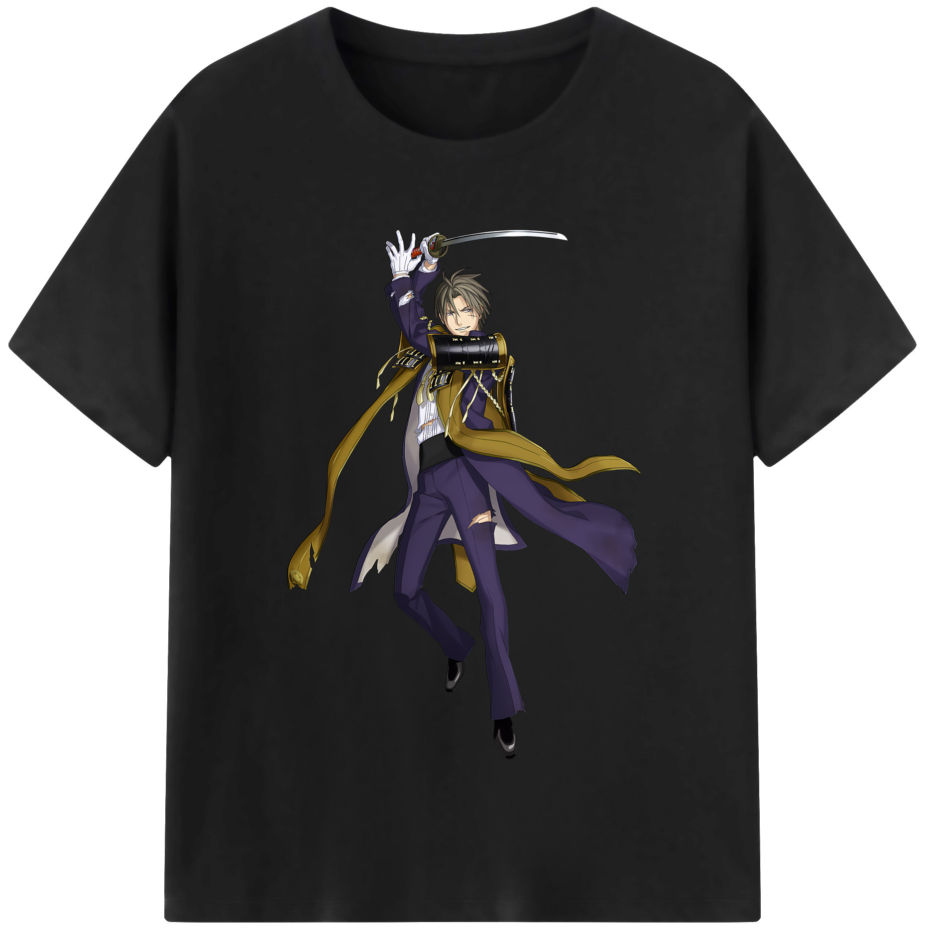 （画像用） 刀剣乱舞 Touken Ranbu レディースカジュアルプリントTシャツ（綿100％）