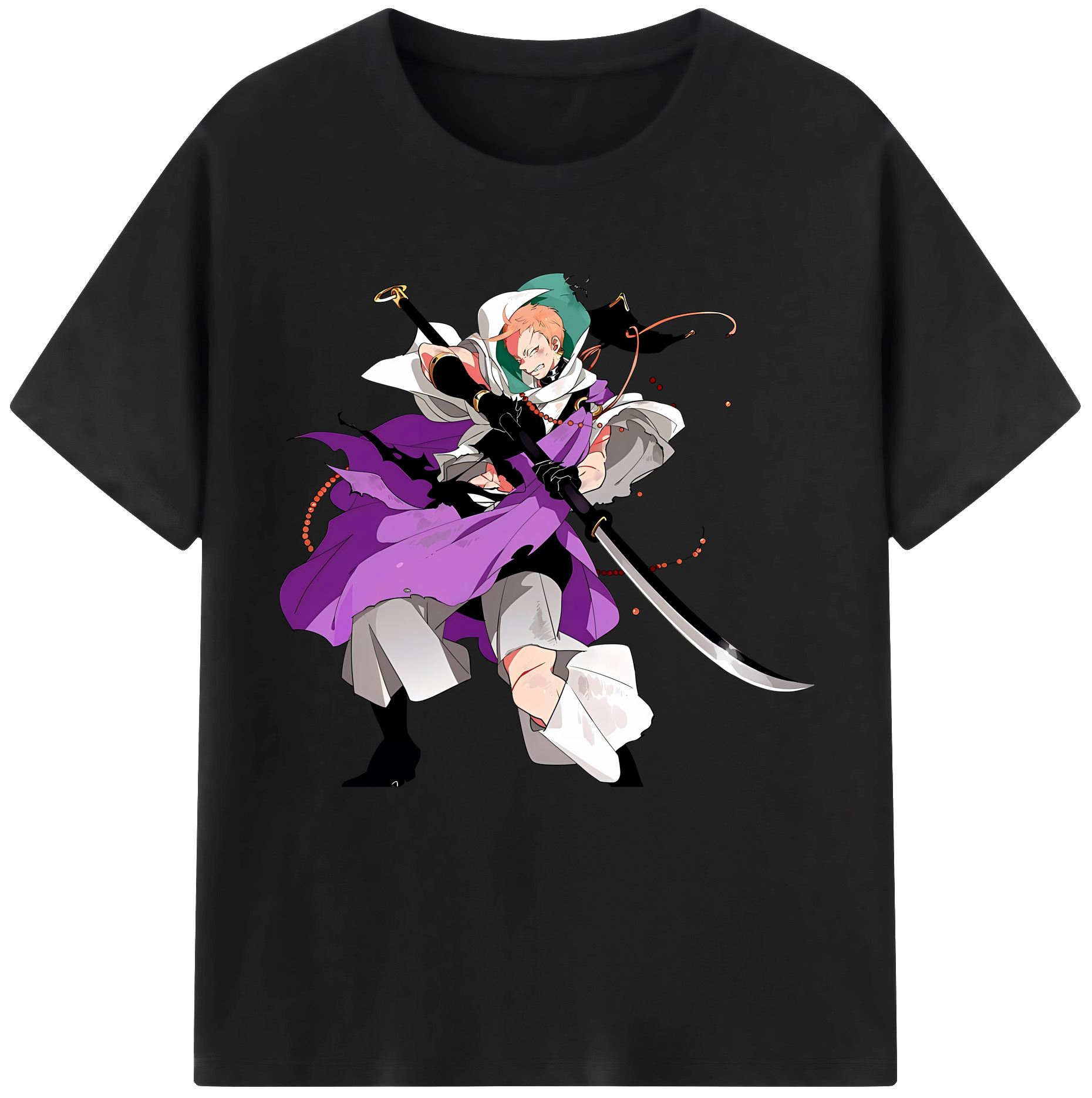 （画像用） 刀剣乱舞 Touken Ranbu レディースカジュアルプリントTシャツ（綿100％）