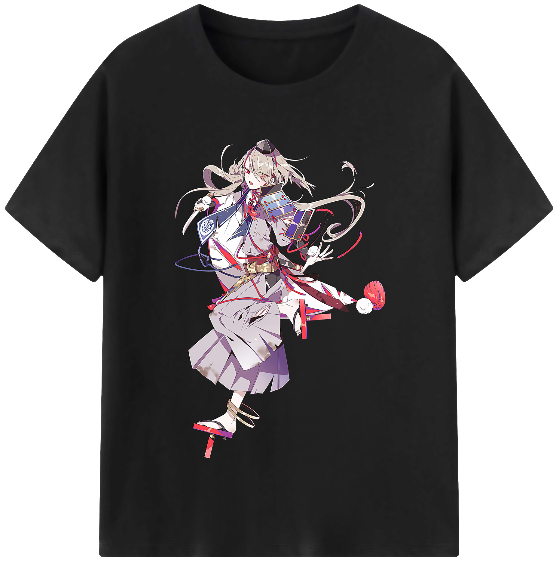 （画像用） 刀剣乱舞 Touken Ranbu レディースカジュアルプリントTシャツ（綿100％）