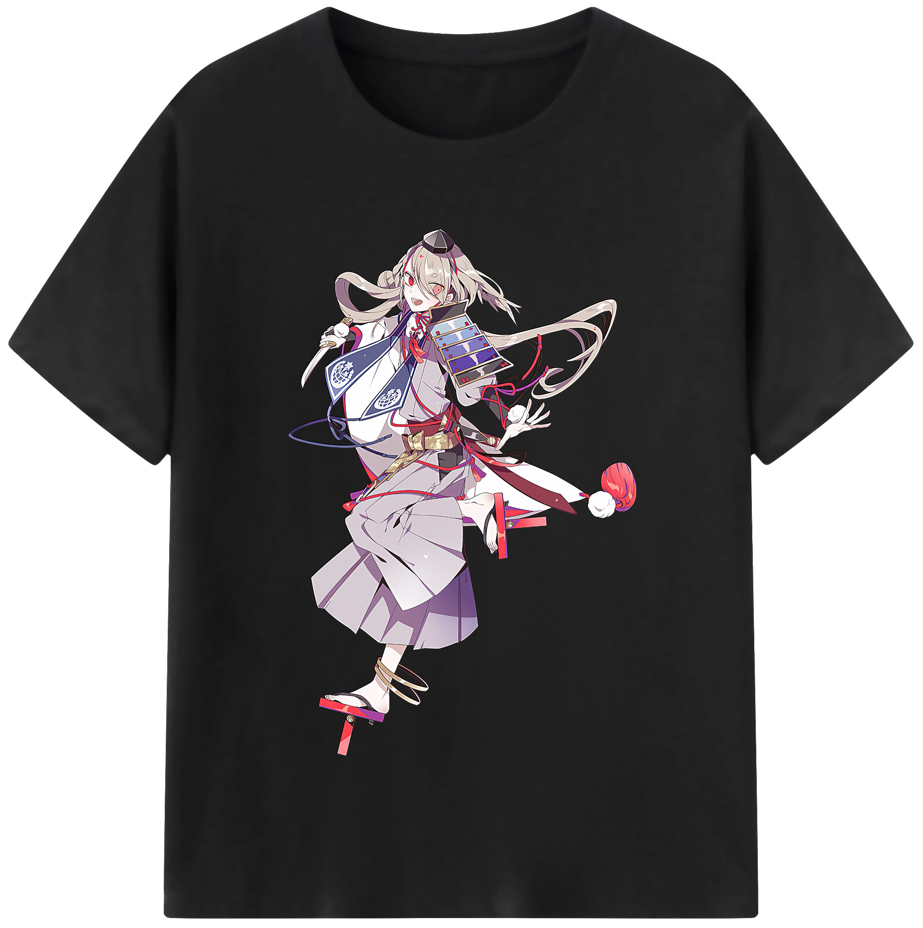 （画像用） 刀剣乱舞 Touken Ranbu レディースカジュアルプリントTシャツ（綿100％）