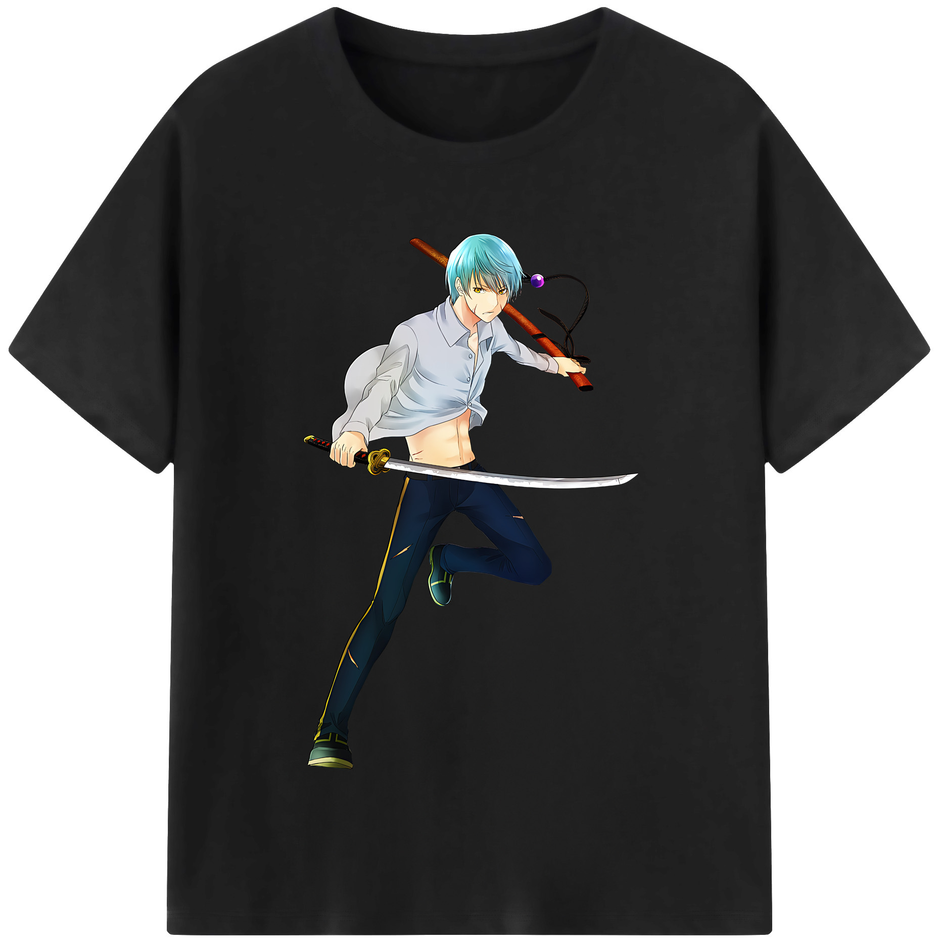 （画像用） 刀剣乱舞 Touken Ranbu レディースカジュアルプリントTシャツ（綿100％）