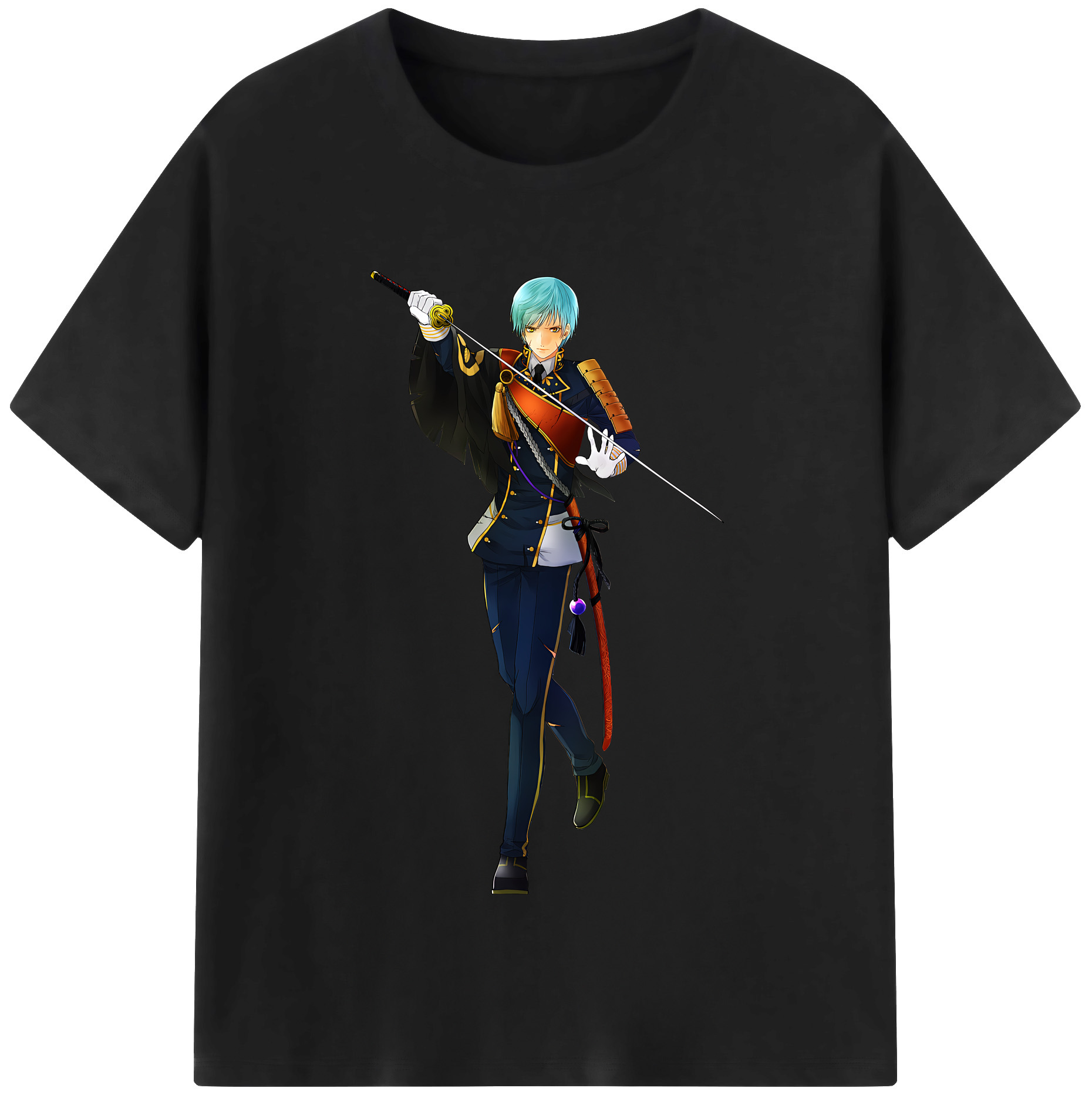 （画像用） 刀剣乱舞 Touken Ranbu レディースカジュアルプリントTシャツ（綿100％）