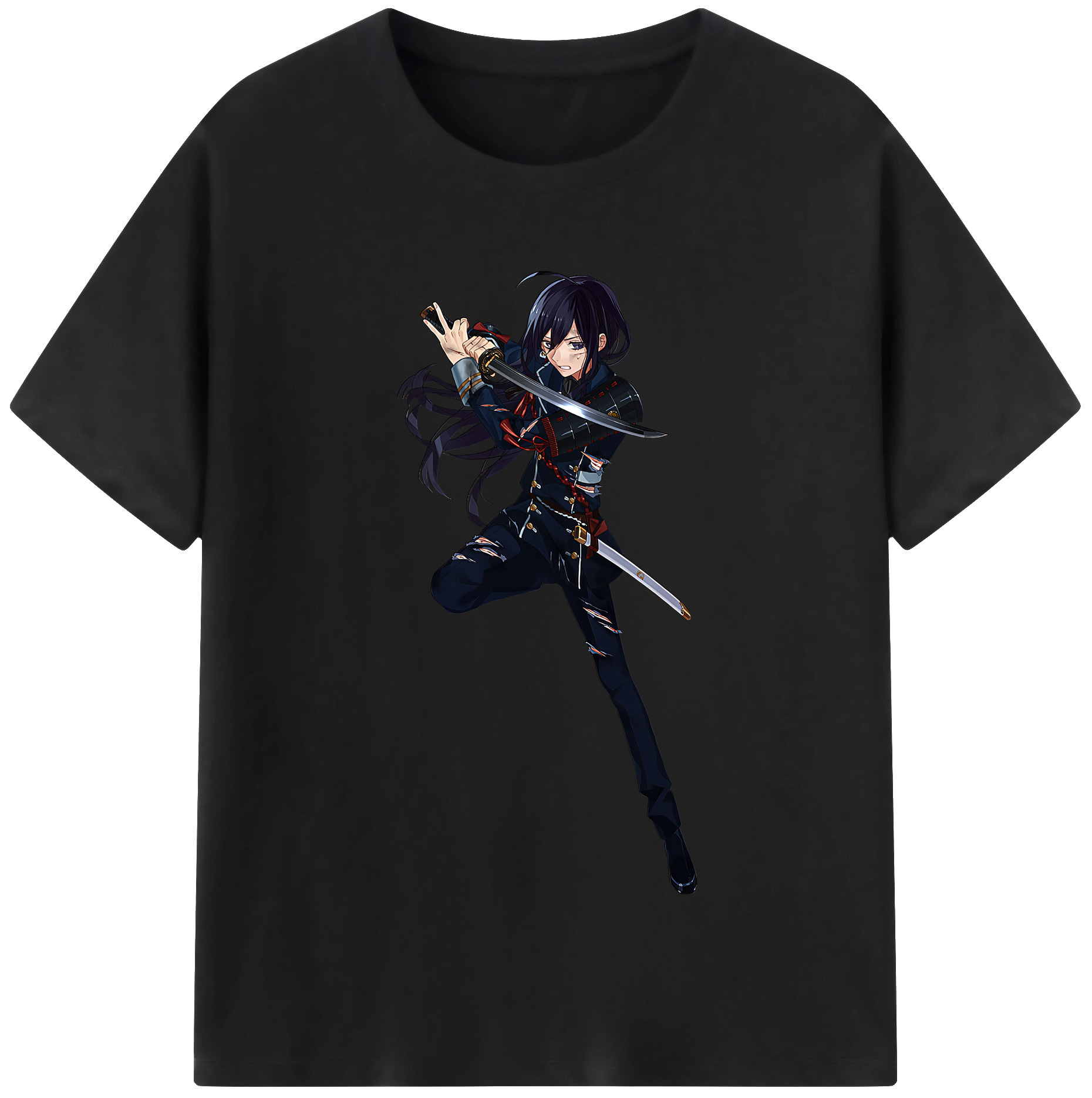 （画像用） 刀剣乱舞 Touken Ranbu レディースカジュアルプリントTシャツ（綿100％）