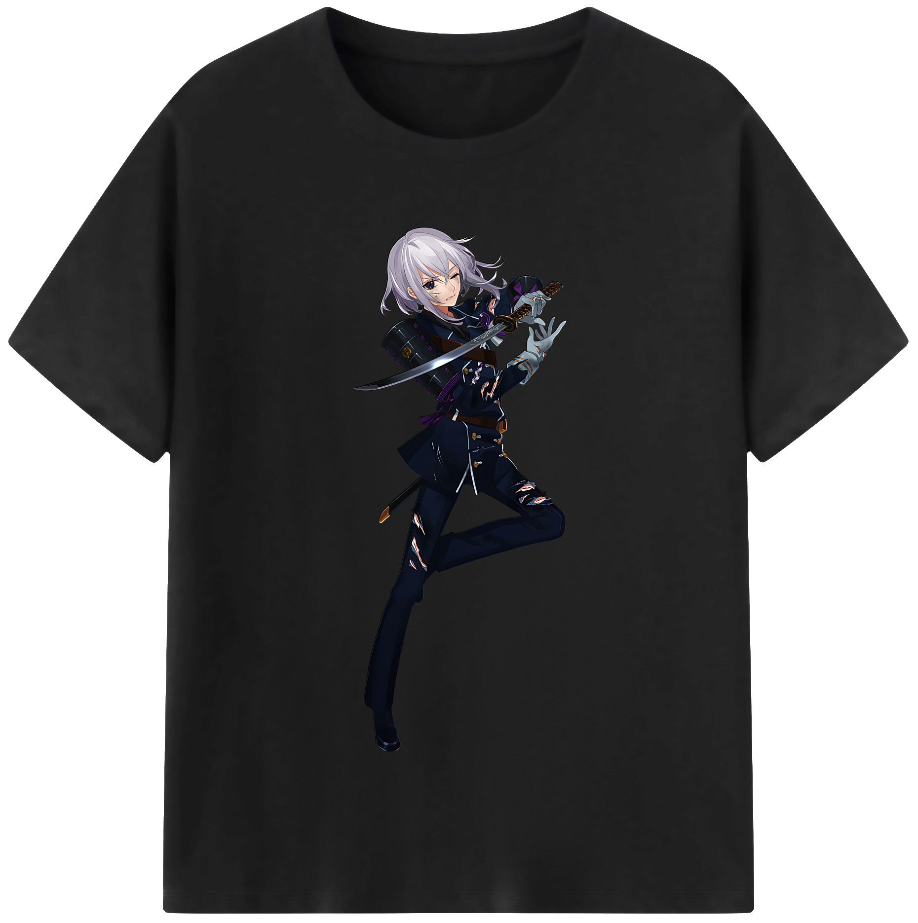 （画像用） 刀剣乱舞 Touken Ranbu レディースカジュアルプリントTシャツ（綿100％）
