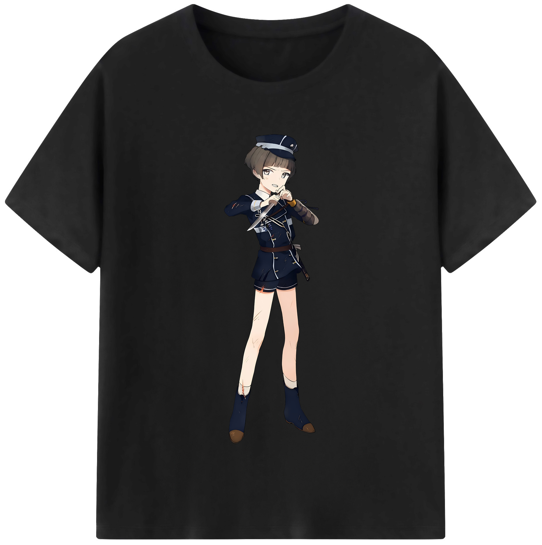 （画像用） 刀剣乱舞 Touken Ranbu レディースカジュアルプリントTシャツ（綿100％）