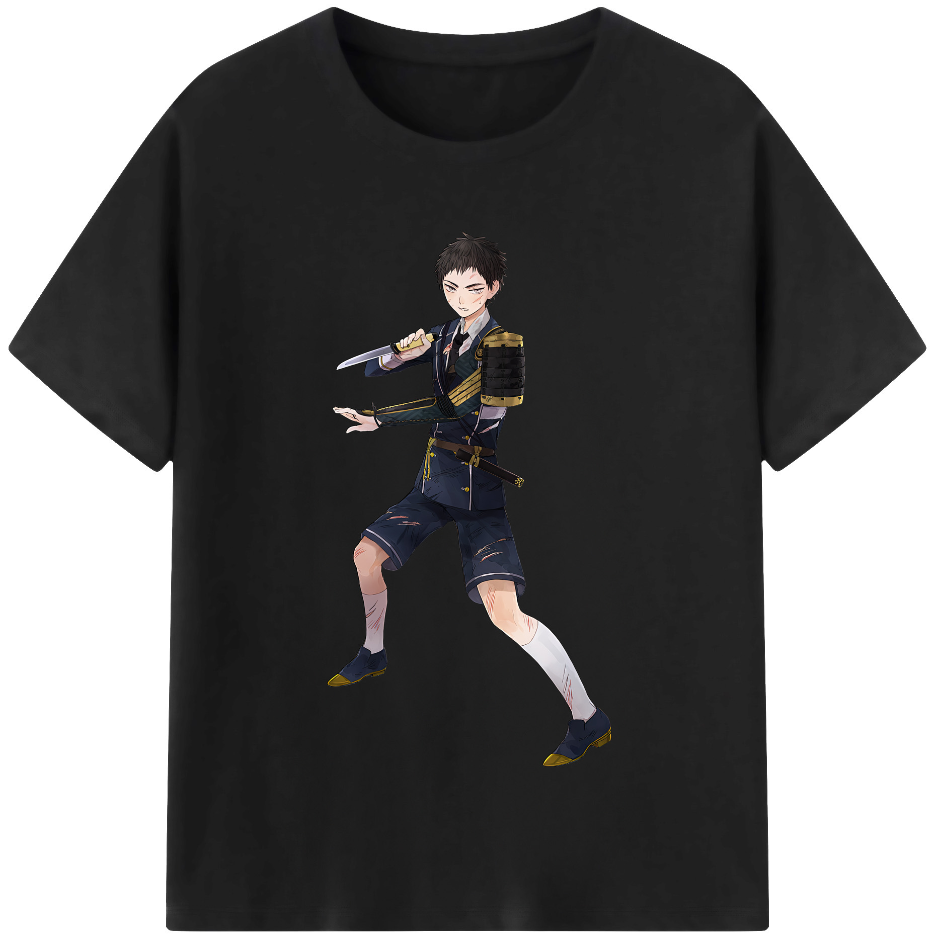（画像用） 刀剣乱舞 Touken Ranbu レディースカジュアルプリントTシャツ（綿100％）