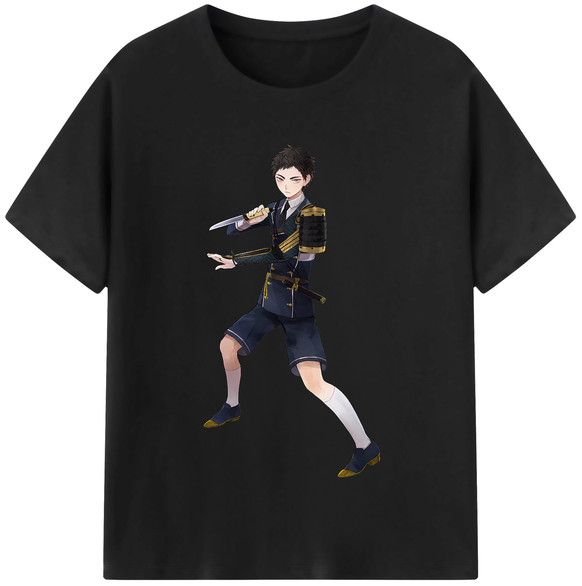 （画像用） 刀剣乱舞 Touken Ranbu レディースカジュアルプリントTシャツ（綿100％）