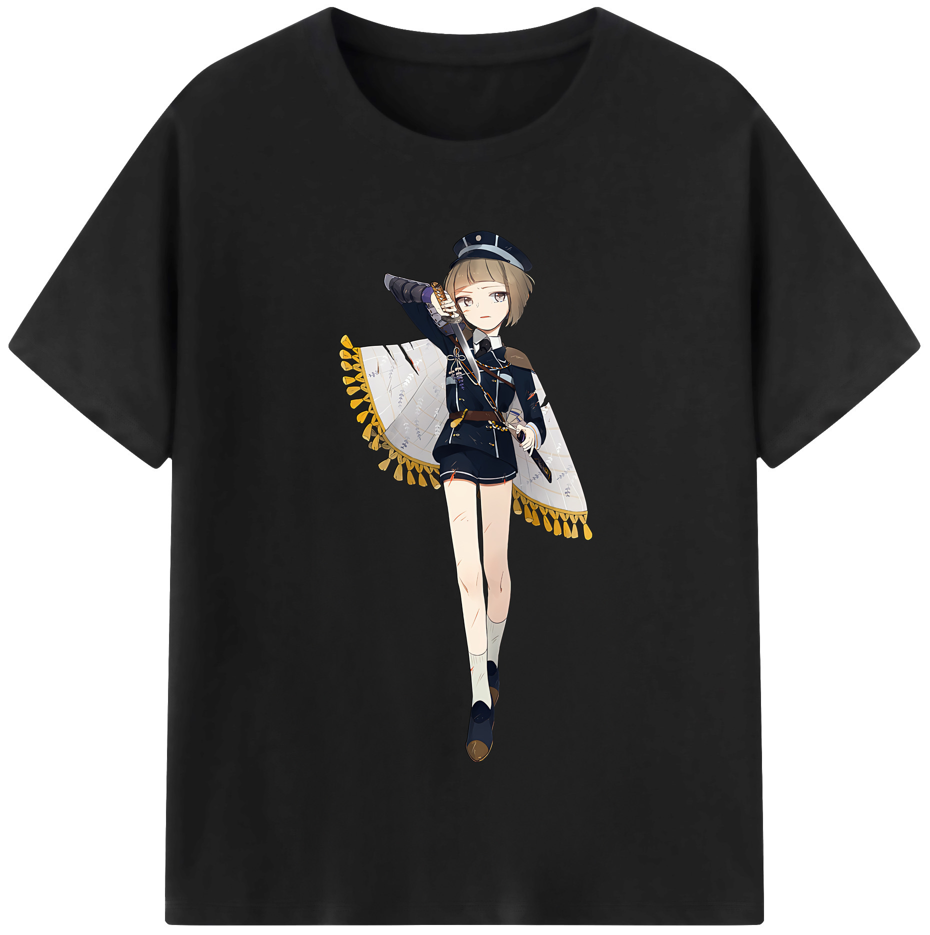 （画像用） 刀剣乱舞 Touken Ranbu レディースカジュアルプリントTシャツ（綿100％）
