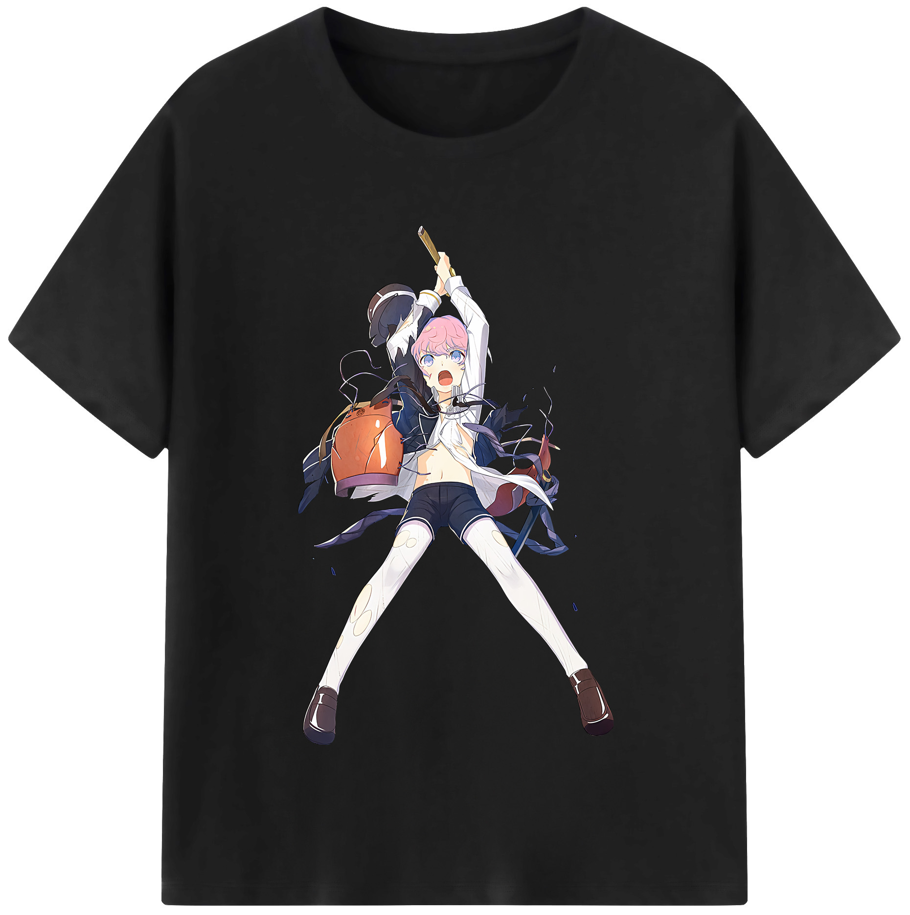 （画像用） 刀剣乱舞 Touken Ranbu レディースカジュアルプリントTシャツ（綿100％）