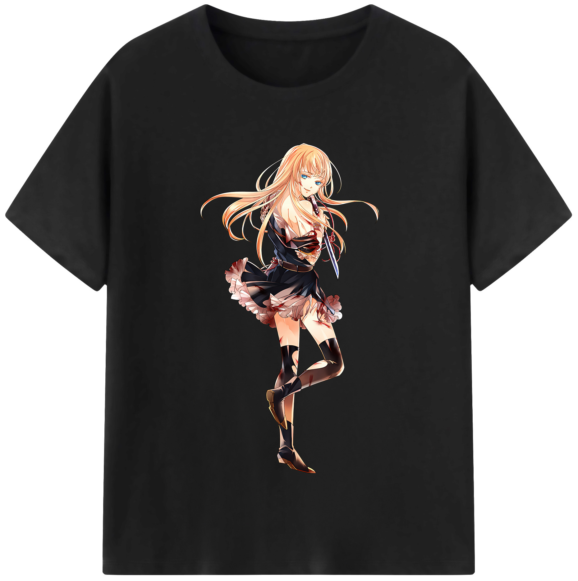 （画像用） 刀剣乱舞 Touken Ranbu レディースカジュアルプリントTシャツ（綿100％）