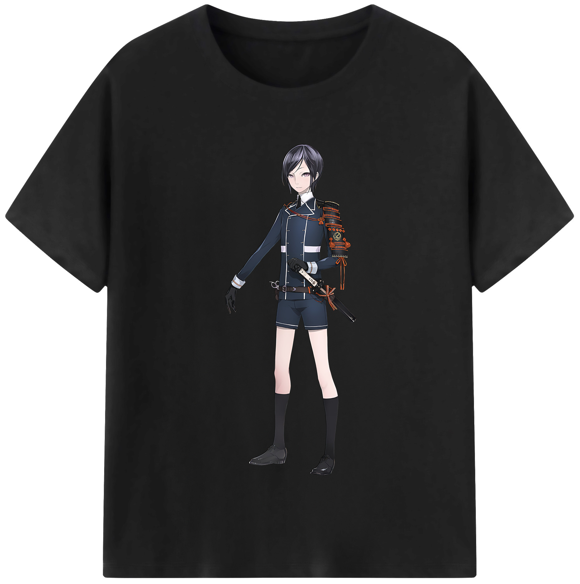 （画像用） 刀剣乱舞 Touken Ranbu レディースカジュアルプリントTシャツ（綿100％）