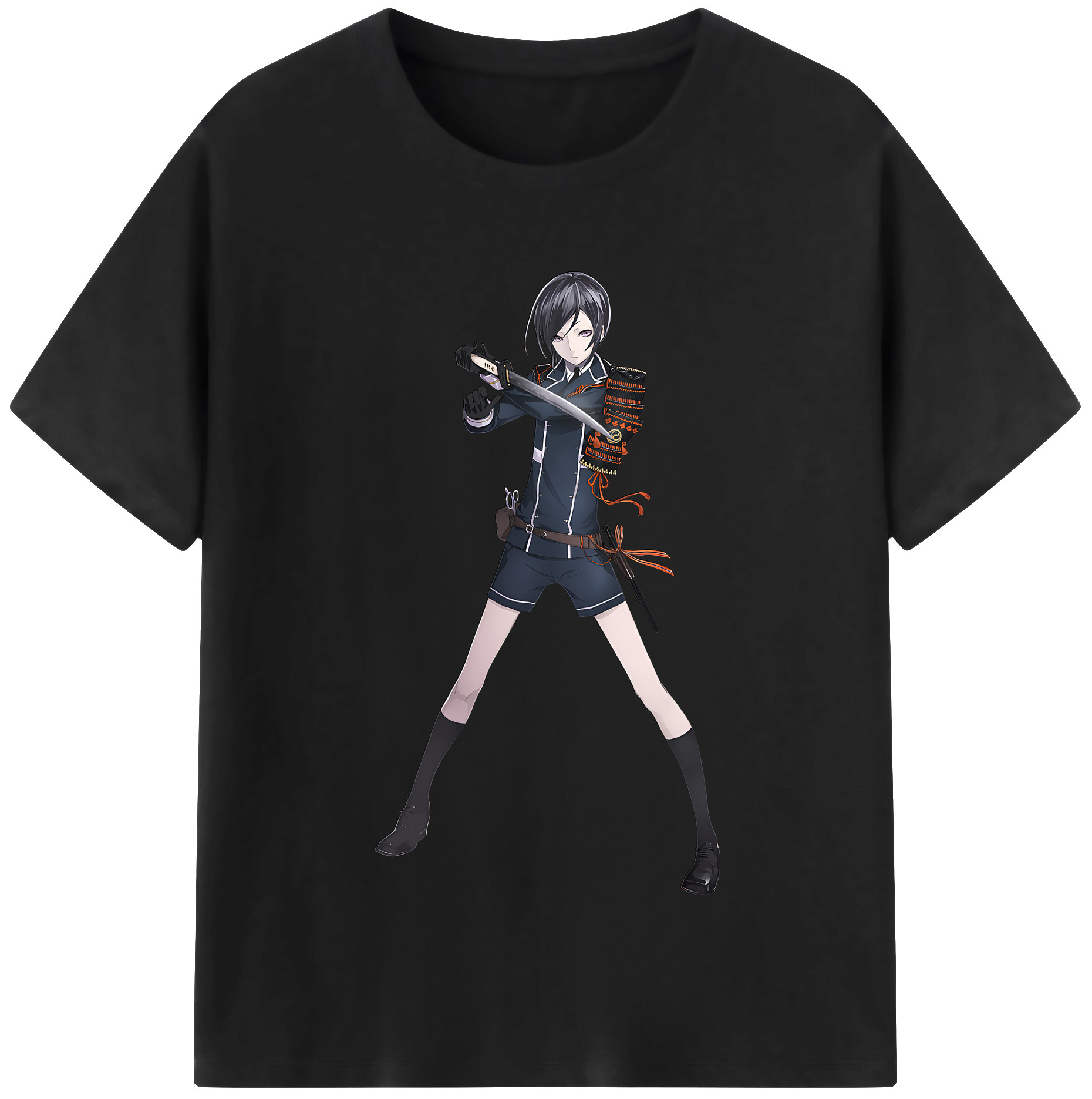 （画像用） 刀剣乱舞 Touken Ranbu レディースカジュアルプリントTシャツ（綿100％）