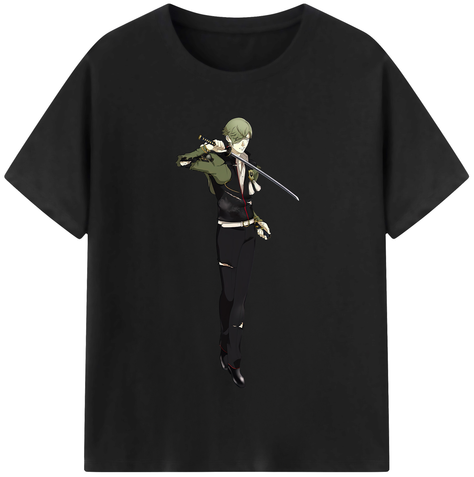 （画像用） 刀剣乱舞 Touken Ranbu レディースカジュアルプリントTシャツ（綿100％）
