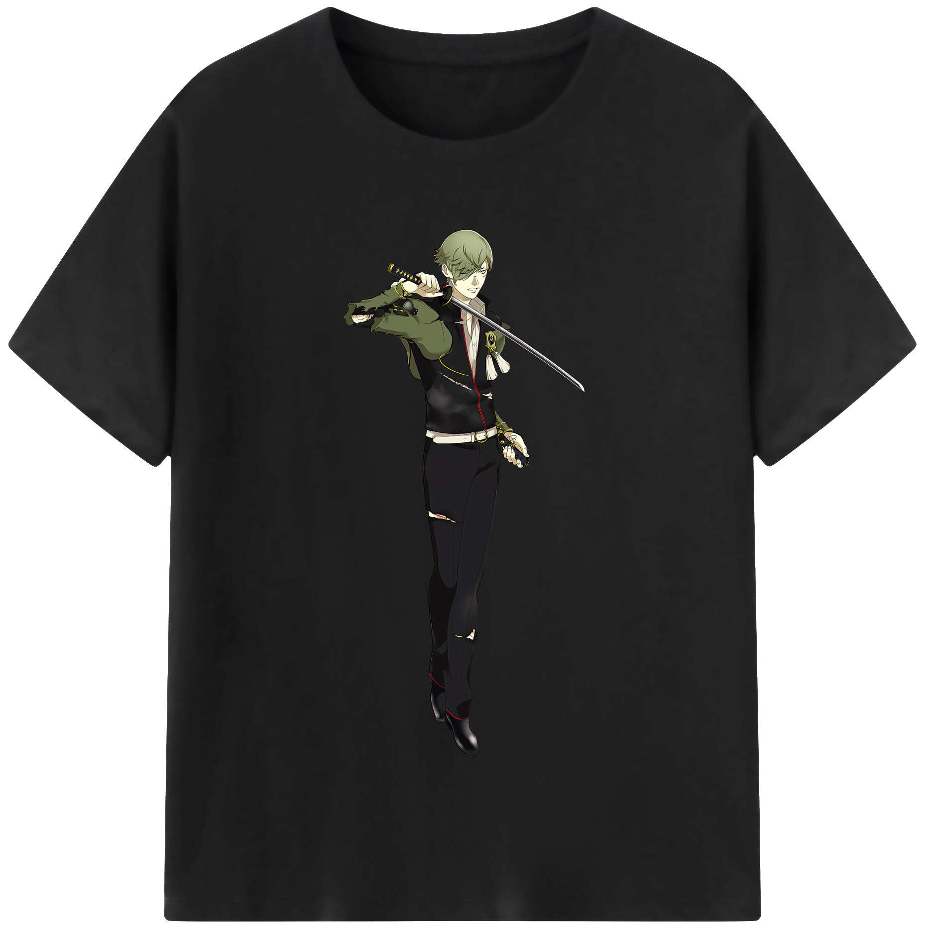 （画像用） 刀剣乱舞 Touken Ranbu レディースカジュアルプリントTシャツ（綿100％）