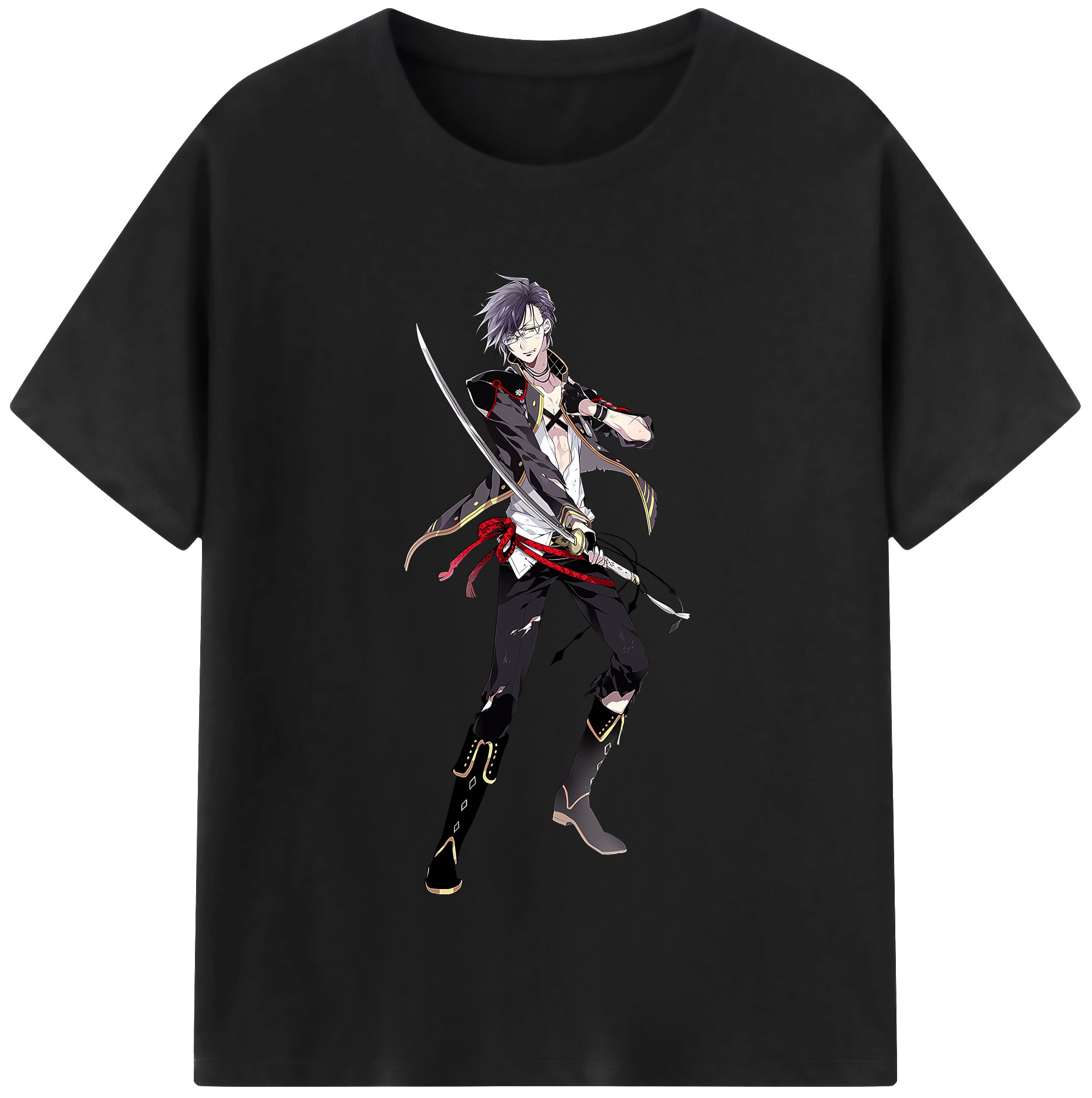 （画像用） 刀剣乱舞 Touken Ranbu レディースカジュアルプリントTシャツ（綿100％）