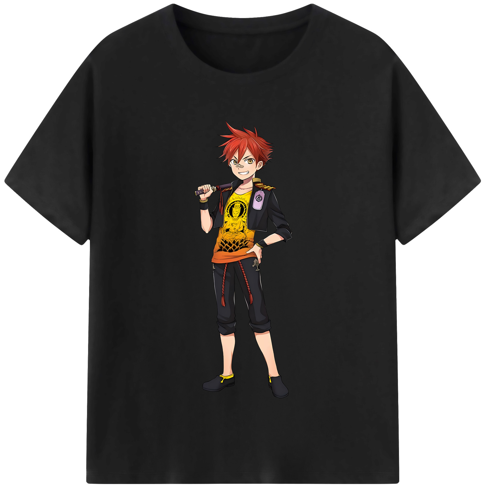 （画像用） 刀剣乱舞 Touken Ranbu レディースカジュアルプリントTシャツ（綿100％）