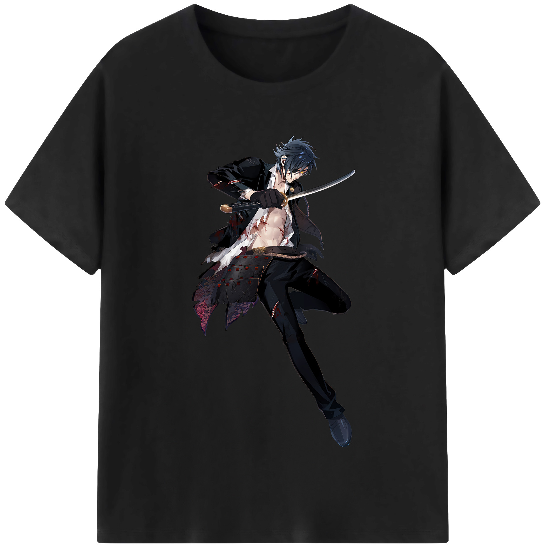 （画像用） 刀剣乱舞 Touken Ranbu レディースカジュアルプリントTシャツ（綿100％）