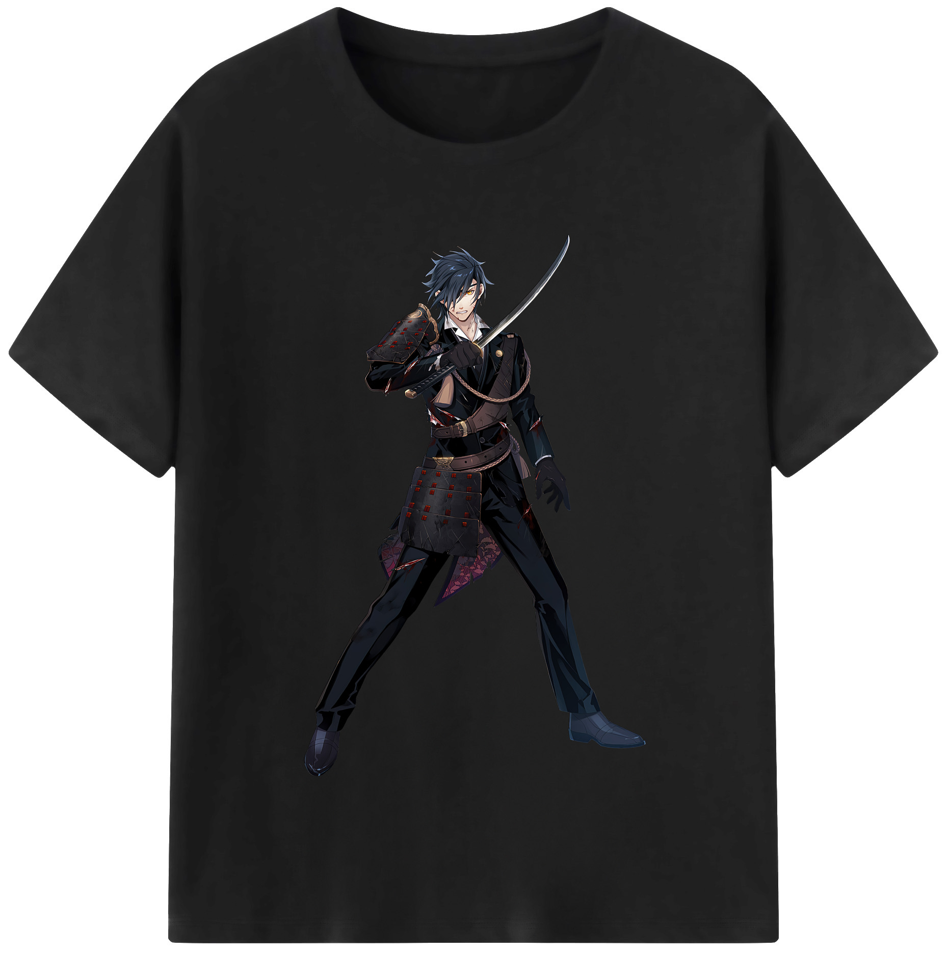 （画像用） 刀剣乱舞 Touken Ranbu レディースカジュアルプリントTシャツ（綿100％）