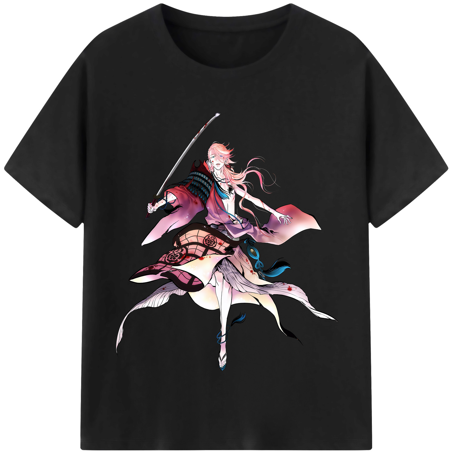 （画像用） 刀剣乱舞 Touken Ranbu レディースカジュアルプリントTシャツ（綿100％）