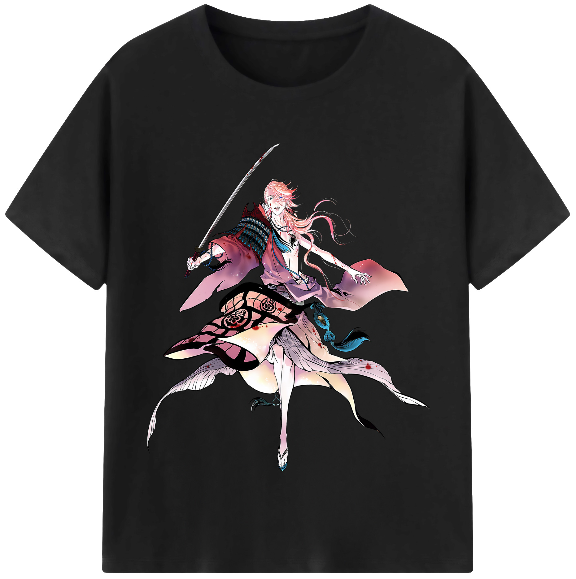 （画像用） 刀剣乱舞 Touken Ranbu レディースカジュアルプリントTシャツ（綿100％）