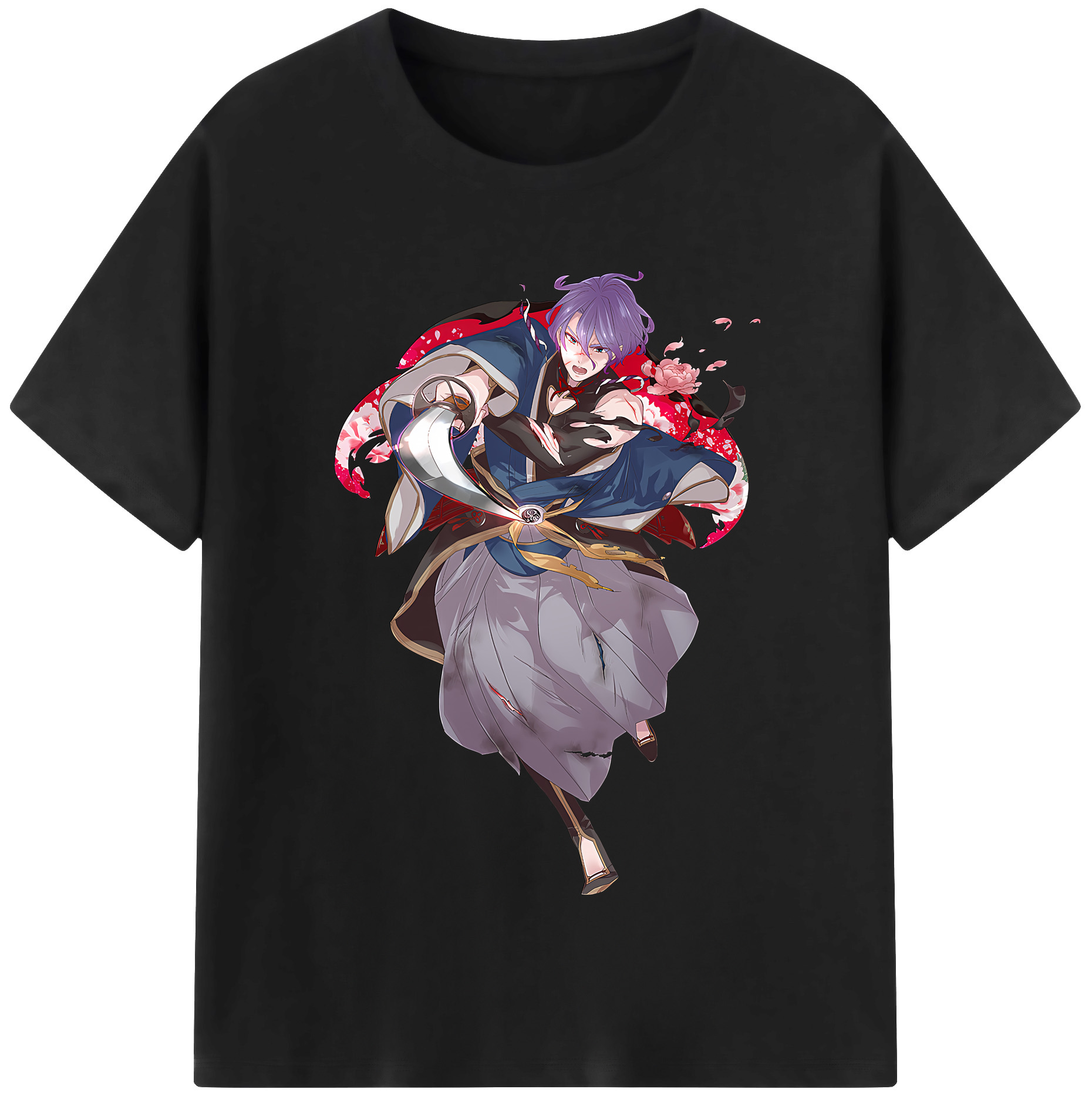 （画像用） 刀剣乱舞 Touken Ranbu レディースカジュアルプリントTシャツ（綿100％）