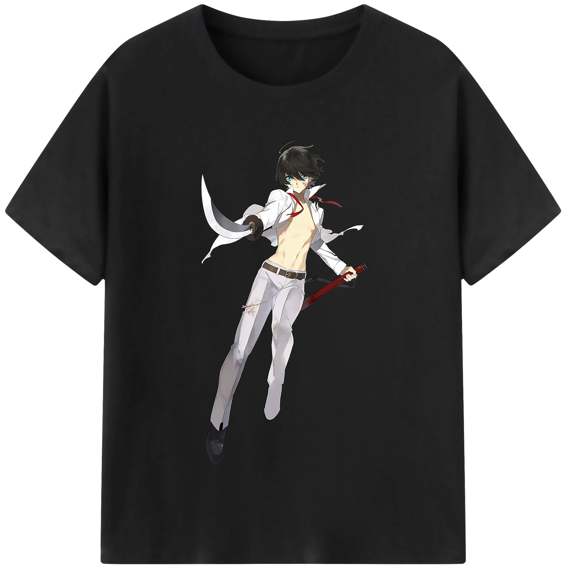 （画像用） 刀剣乱舞 Touken Ranbu レディースカジュアルプリントTシャツ（綿100％）