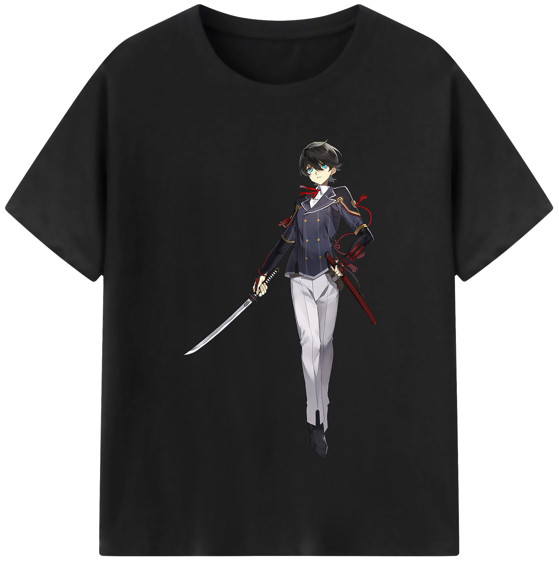 （画像用） 刀剣乱舞 Touken Ranbu レディースカジュアルプリントTシャツ（綿100％）
