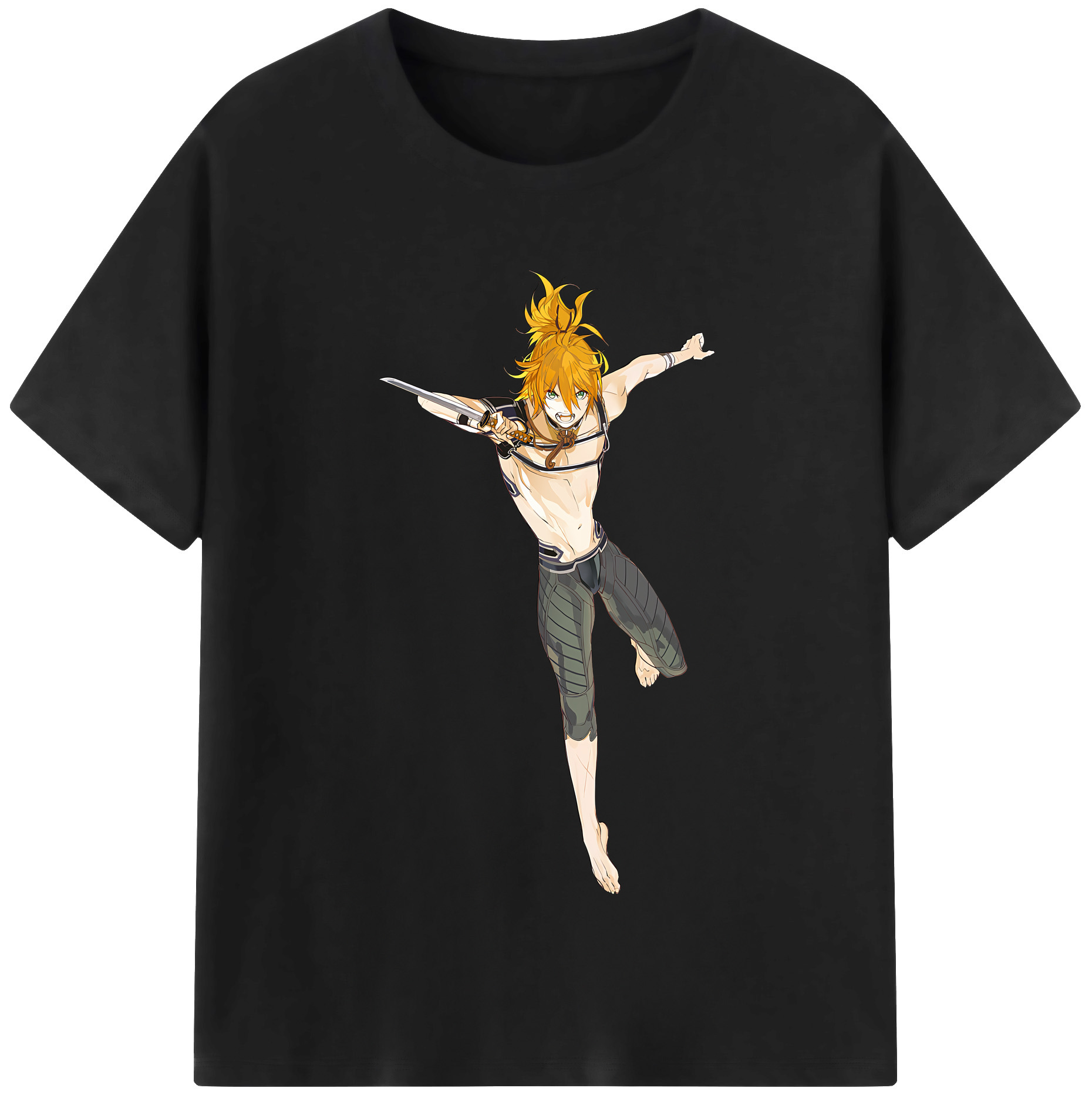 （画像用） 刀剣乱舞 Touken Ranbu レディースカジュアルプリントTシャツ（綿100％）