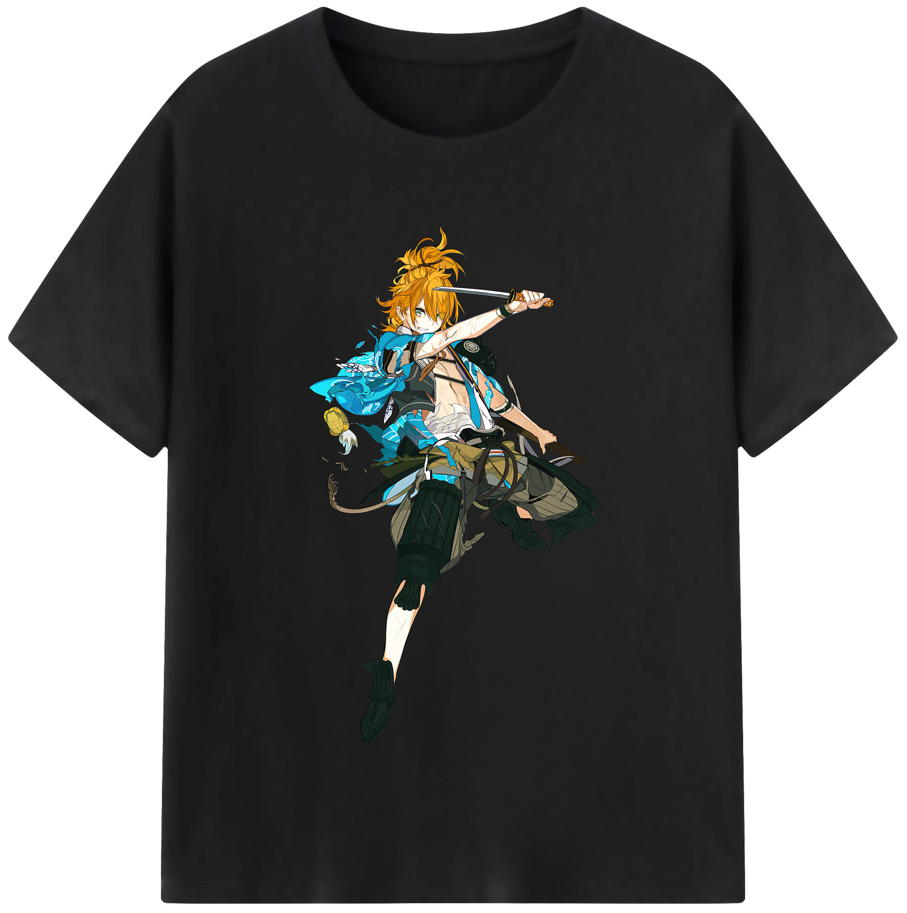 （画像用） 刀剣乱舞 Touken Ranbu レディースカジュアルプリントTシャツ（綿100％）