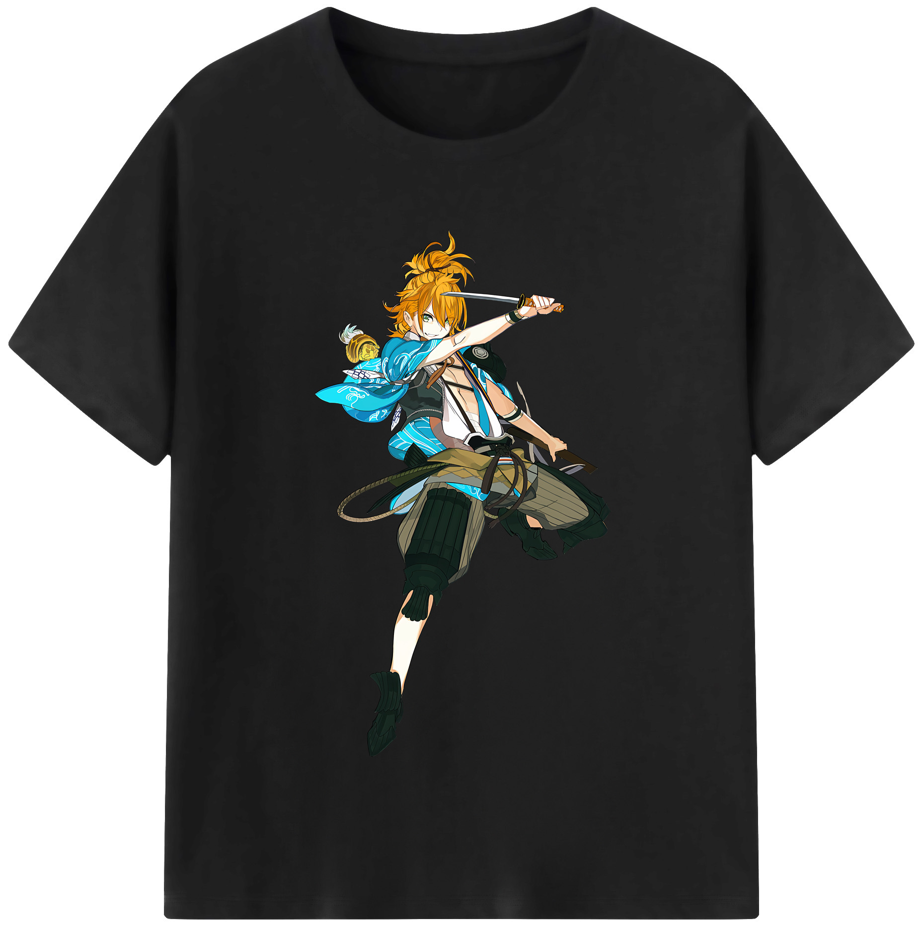 （画像用） 刀剣乱舞 Touken Ranbu レディースカジュアルプリントTシャツ（綿100％）