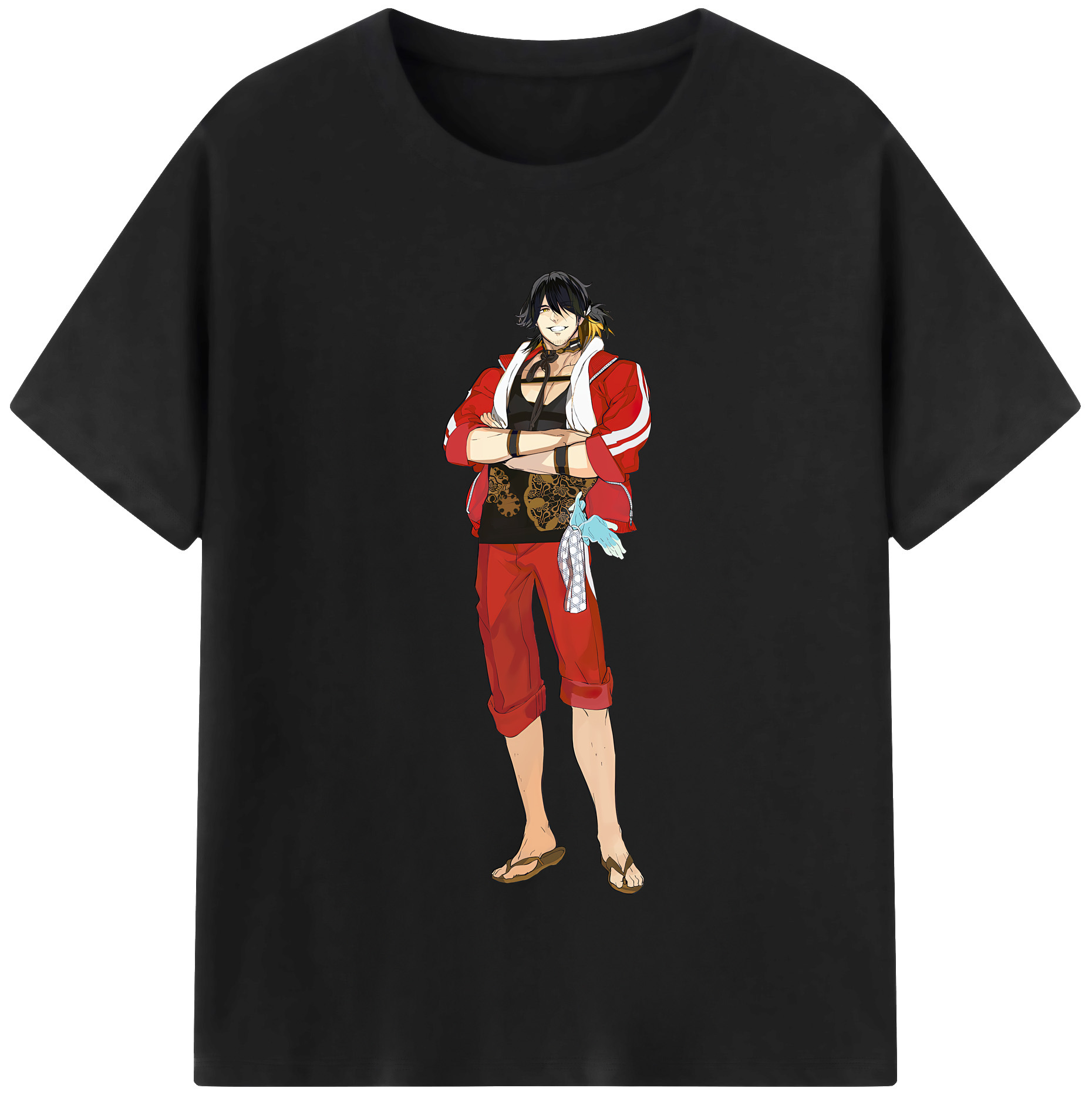 （画像用） 刀剣乱舞 Touken Ranbu レディースカジュアルプリントTシャツ（綿100％）
