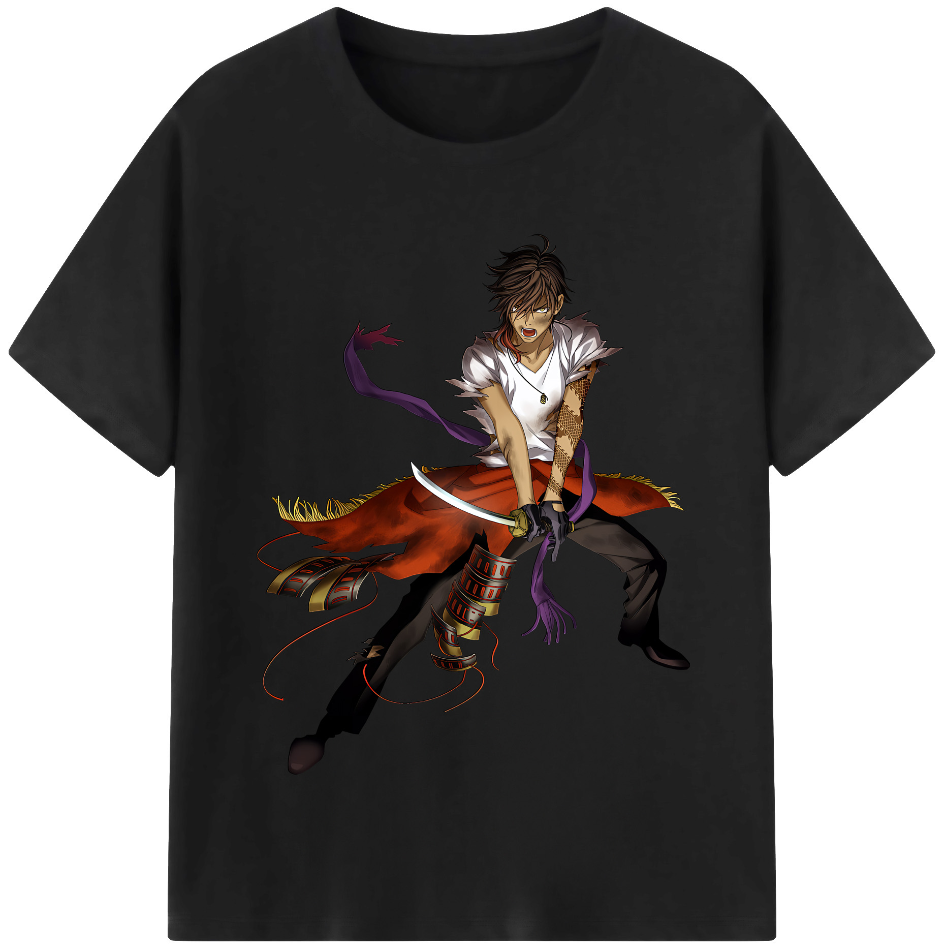 （画像用） 刀剣乱舞 Touken Ranbu レディースカジュアルプリントTシャツ（綿100％）