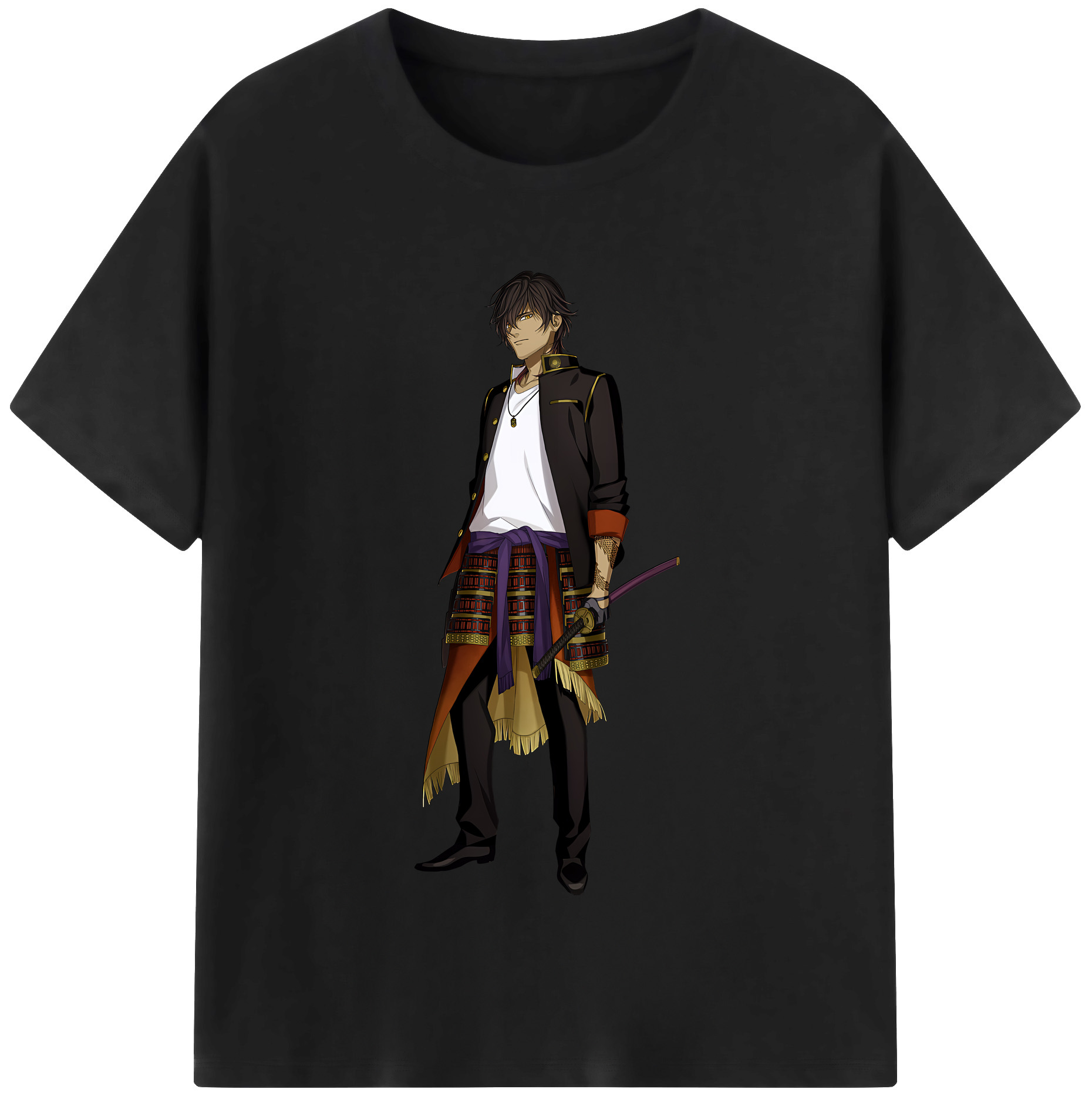 （画像用） 刀剣乱舞 Touken Ranbu レディースカジュアルプリントTシャツ（綿100％）